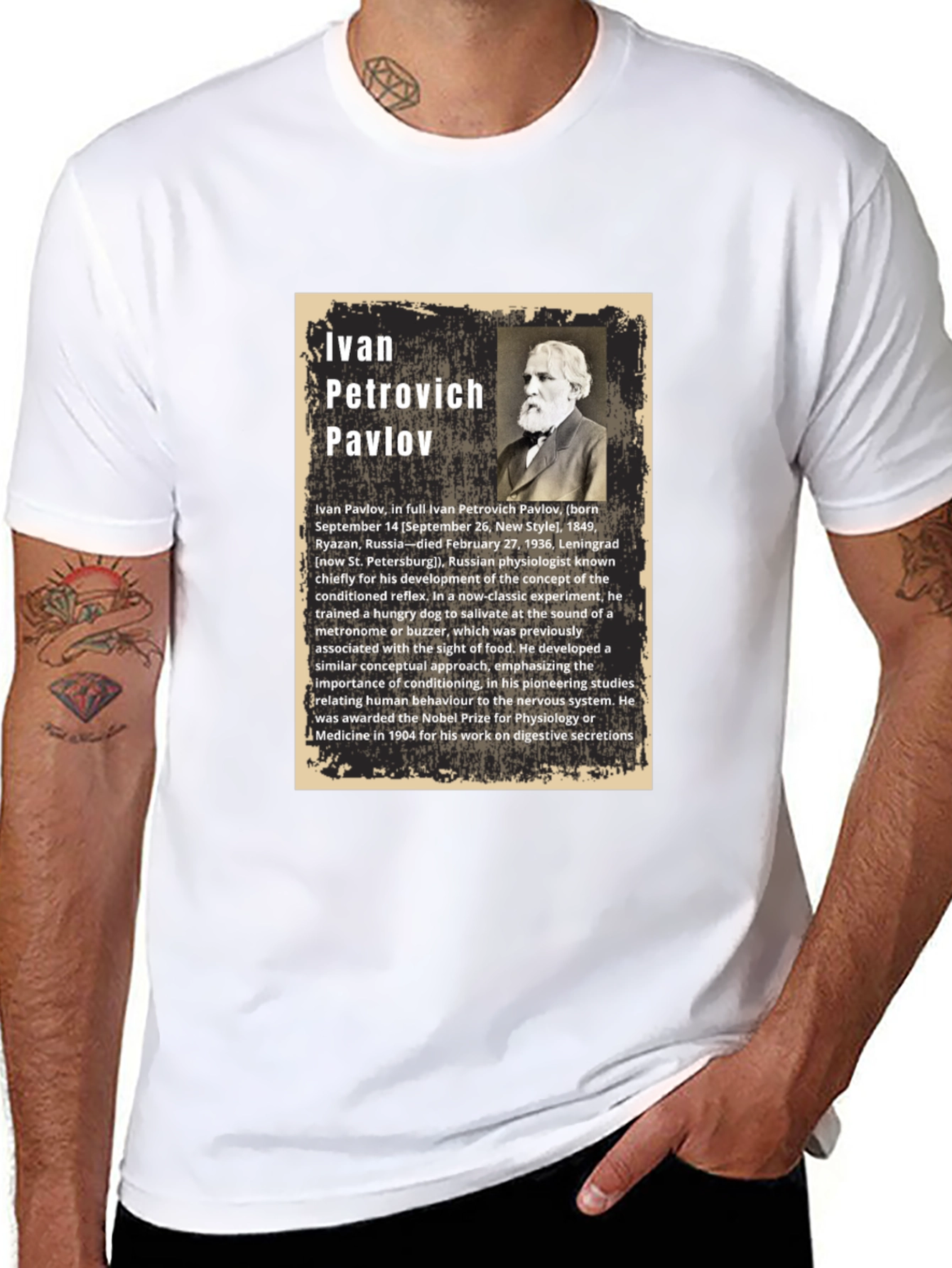 Ivan Pavlov T-Shirt - Classical Conditioning Psychology Tee