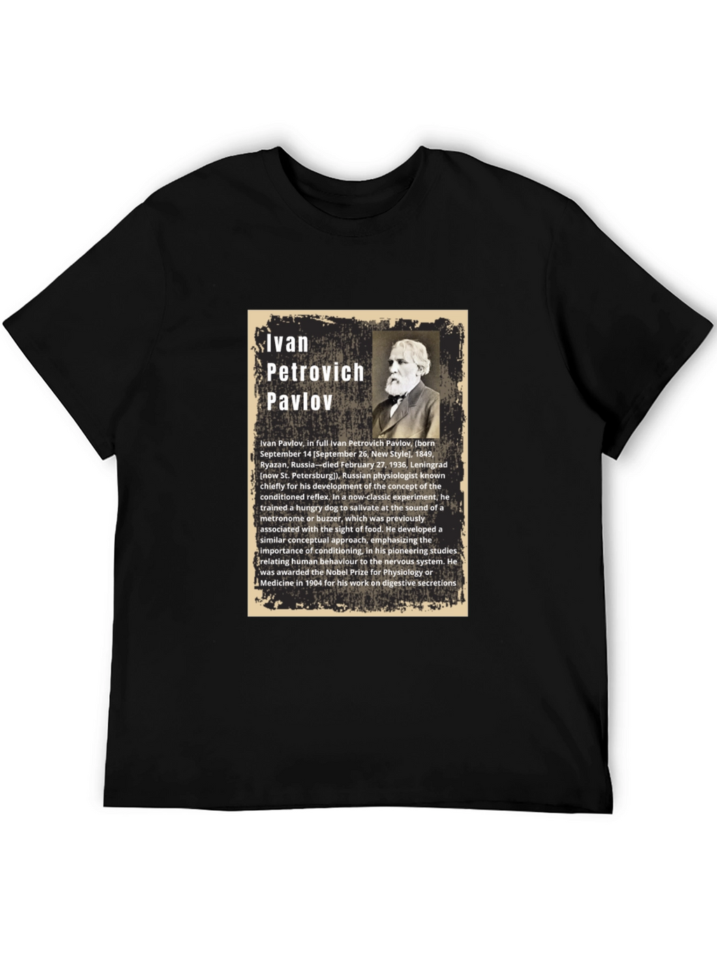 Ivan Pavlov T-Shirt - Classical Conditioning Psychology Tee
