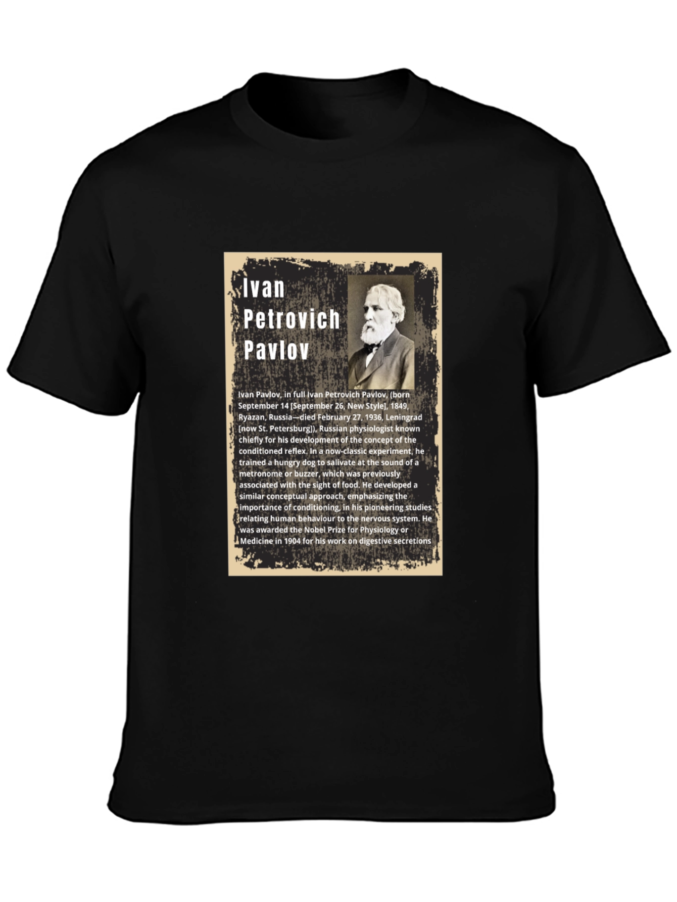 Ivan Pavlov T-Shirt - Classical Conditioning Psychology Tee