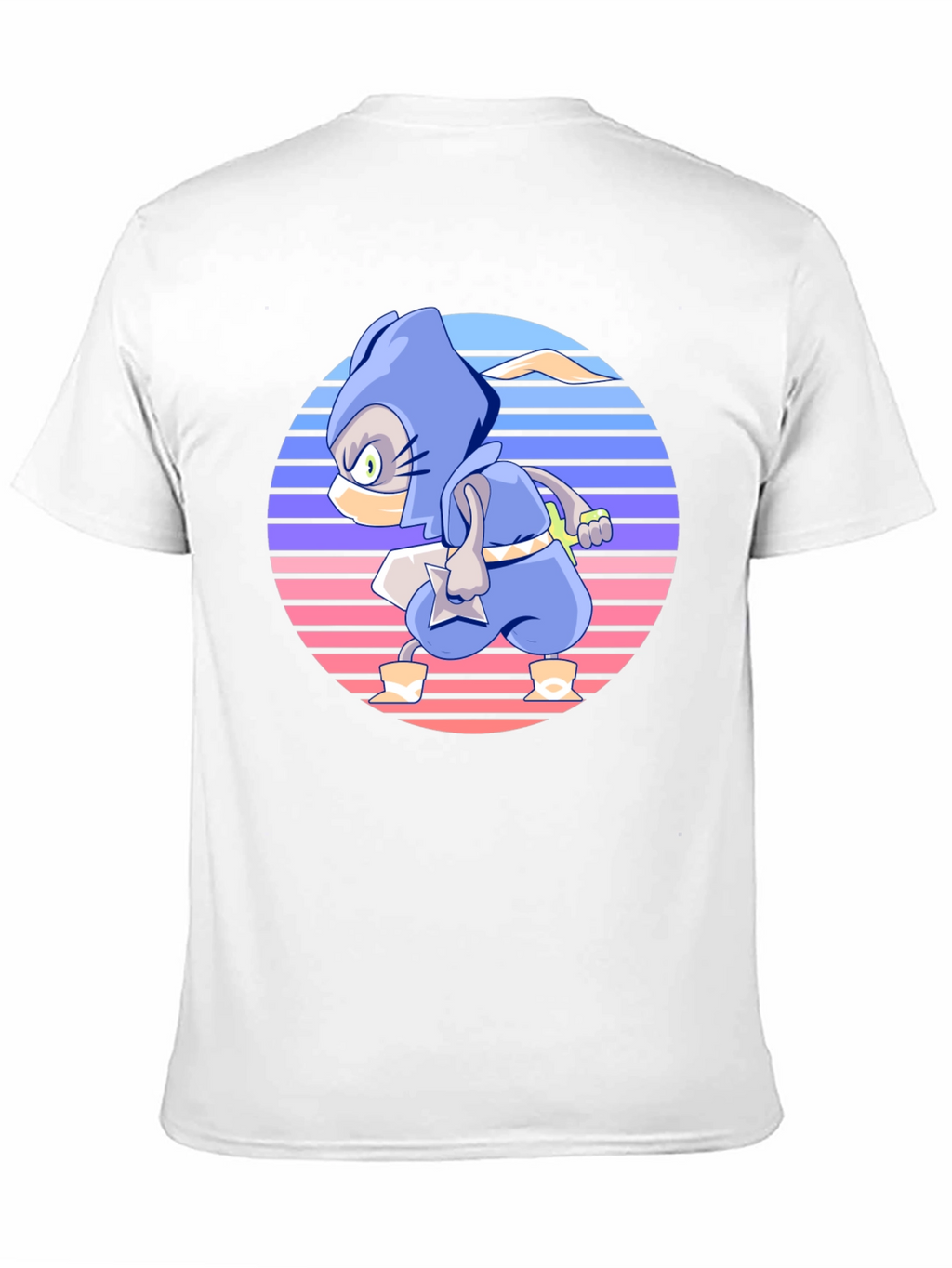 Retro Ninja Cartoon T-Shirt