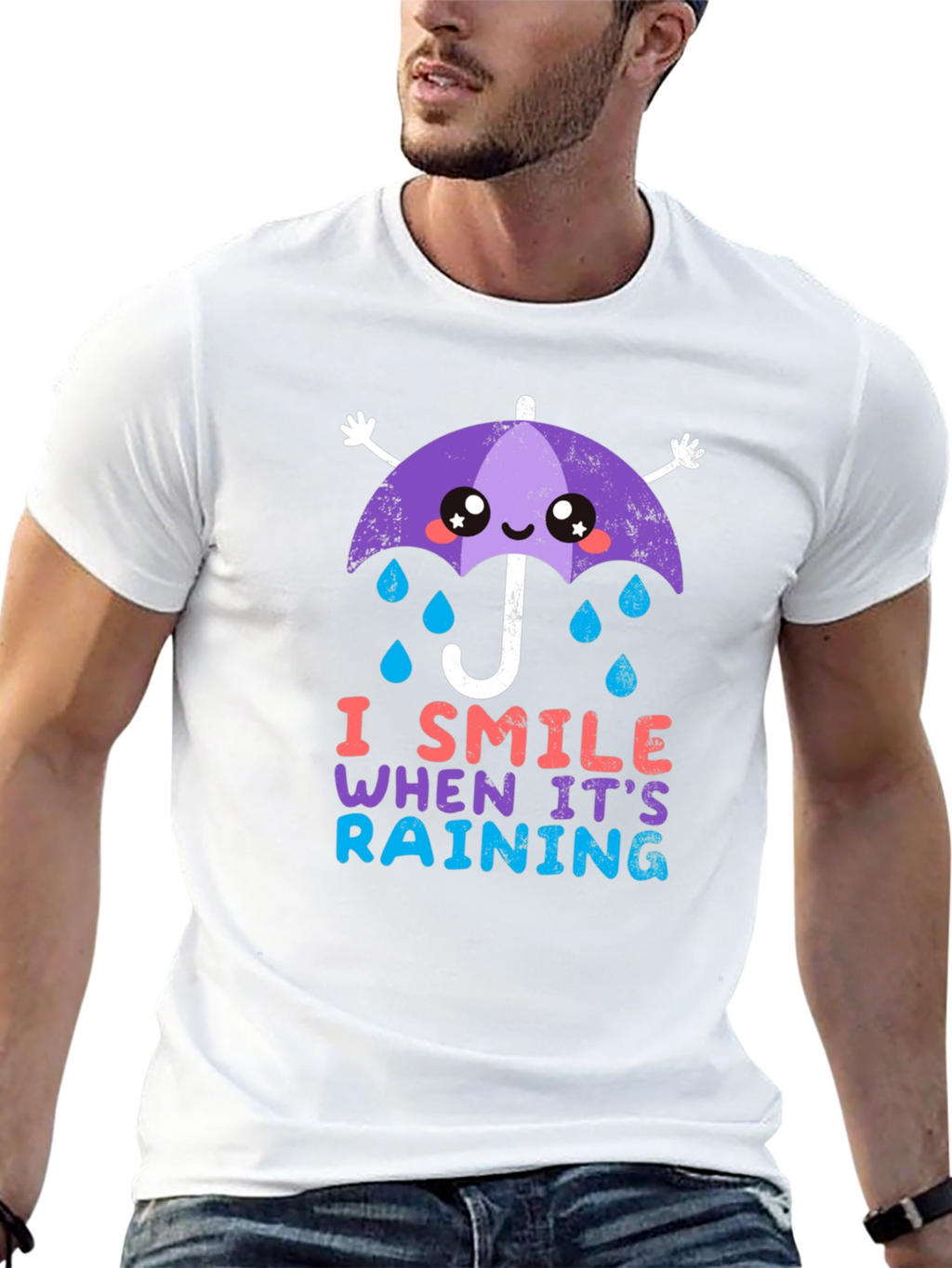 I Smile When Its Raining T-Shirt