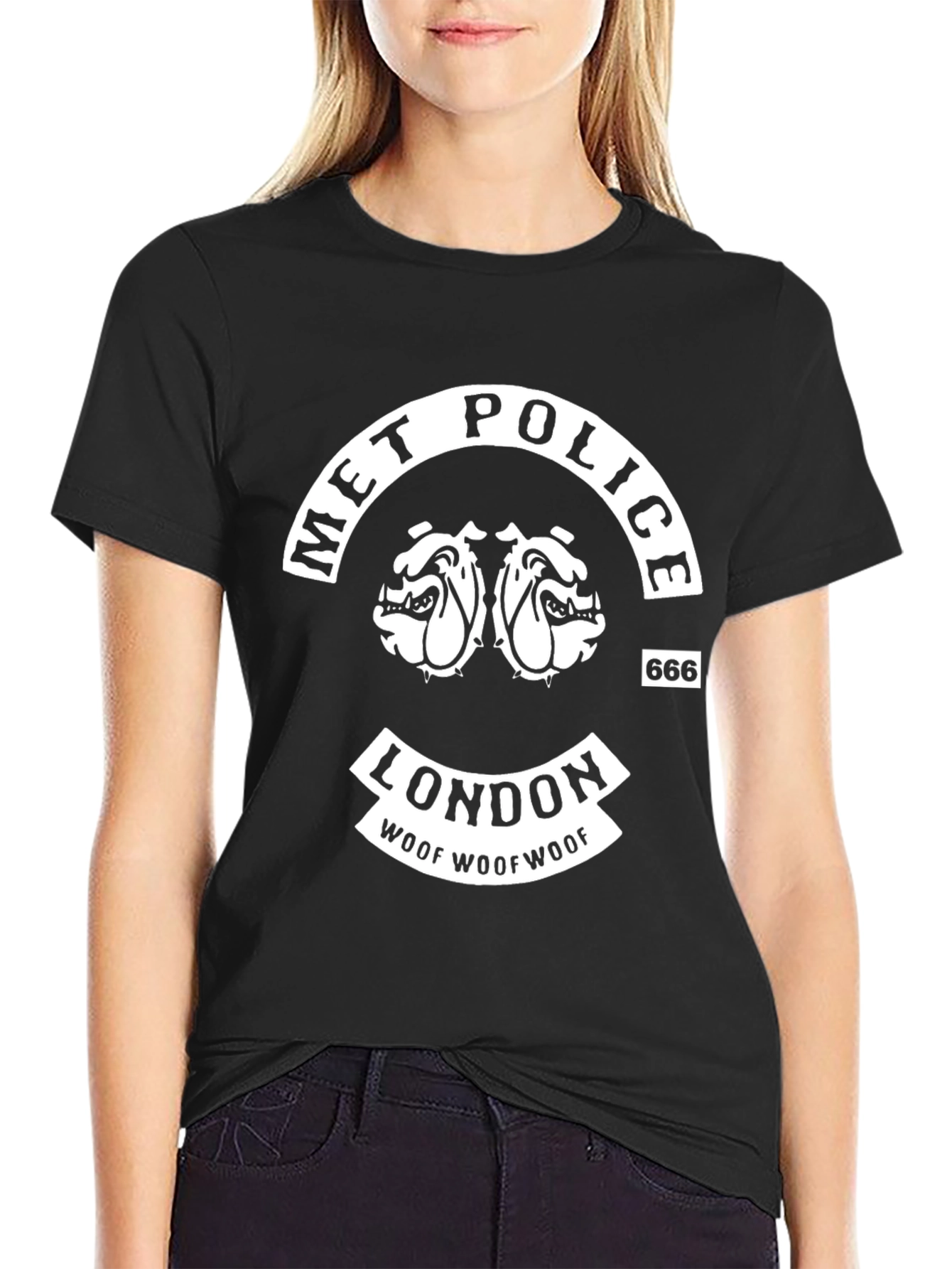 Met Police London Bulldog Graphic T-Shirt