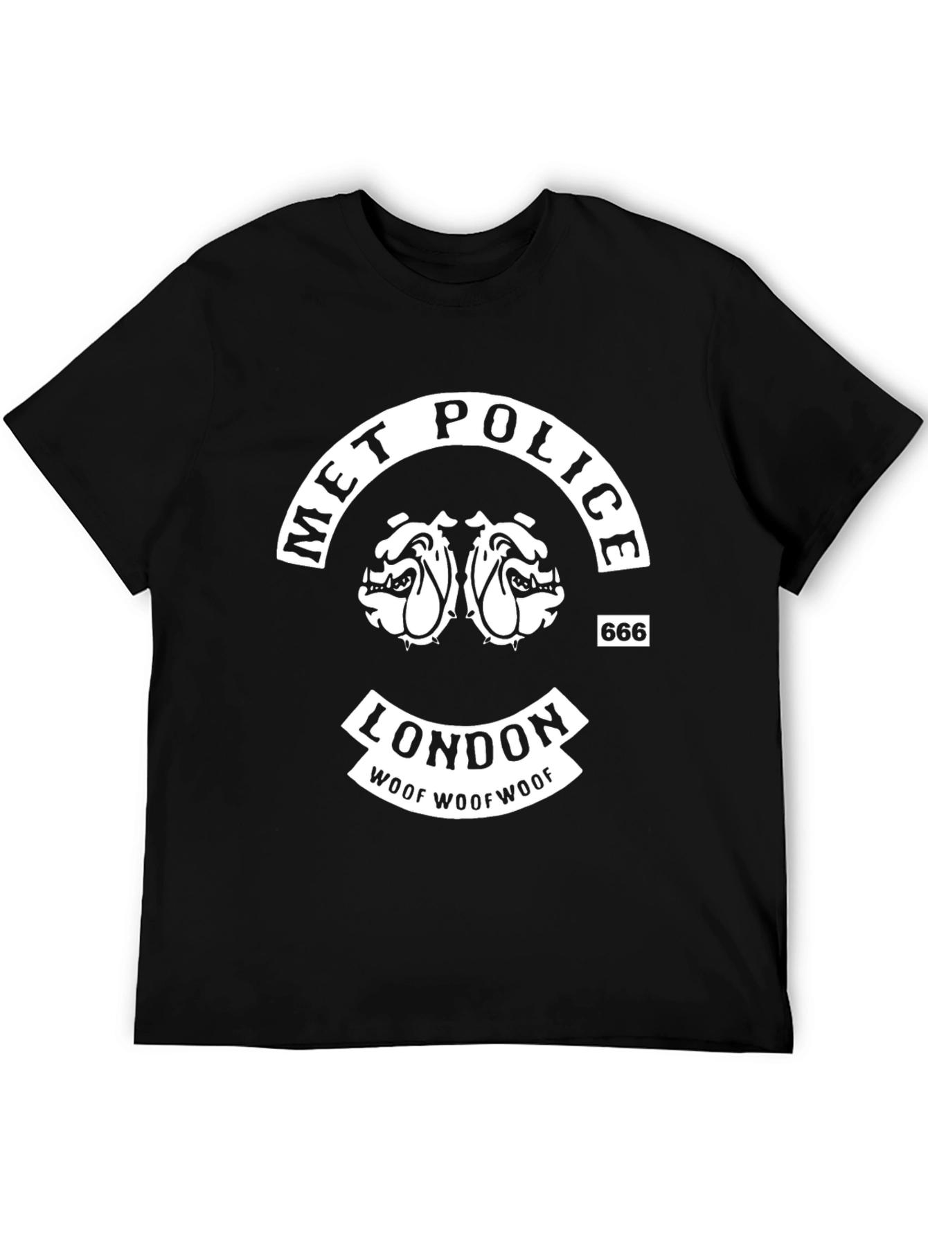 Met Police London Bulldog Graphic T-Shirt