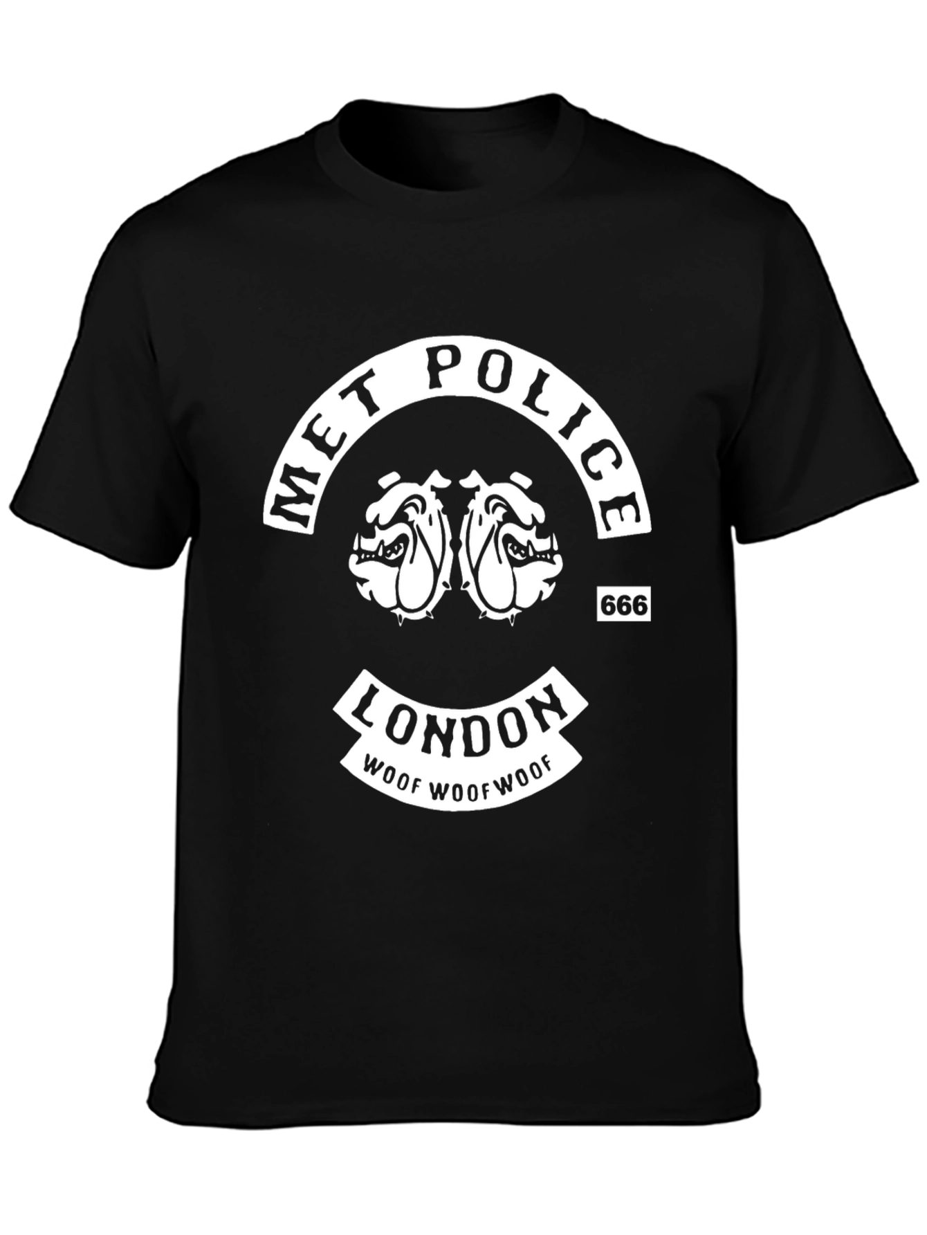 Met Police London Bulldog Graphic T-Shirt