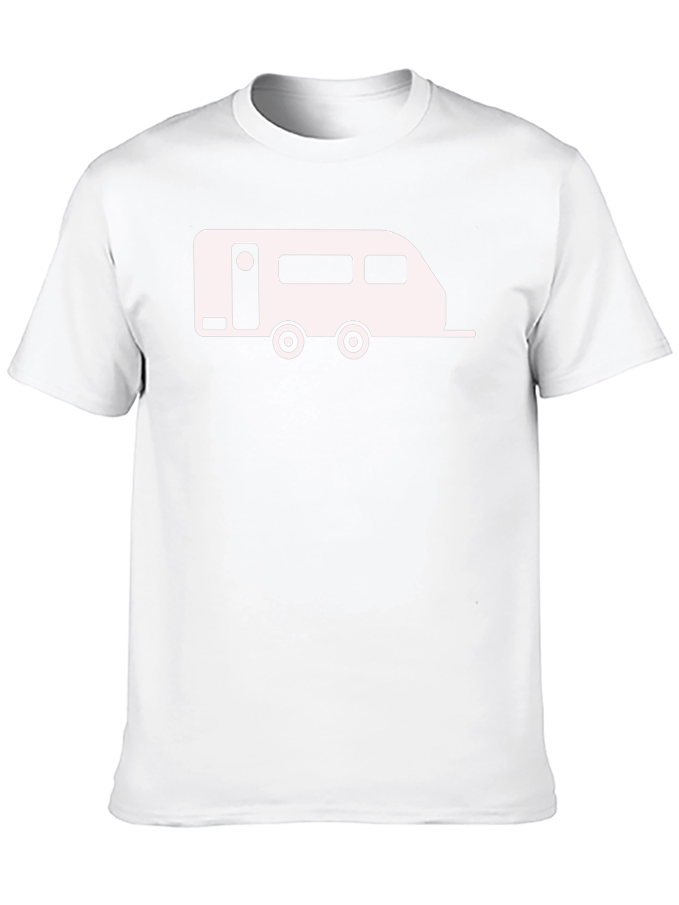 Camper Graphic Tee - Black Cotton Casual Shirt