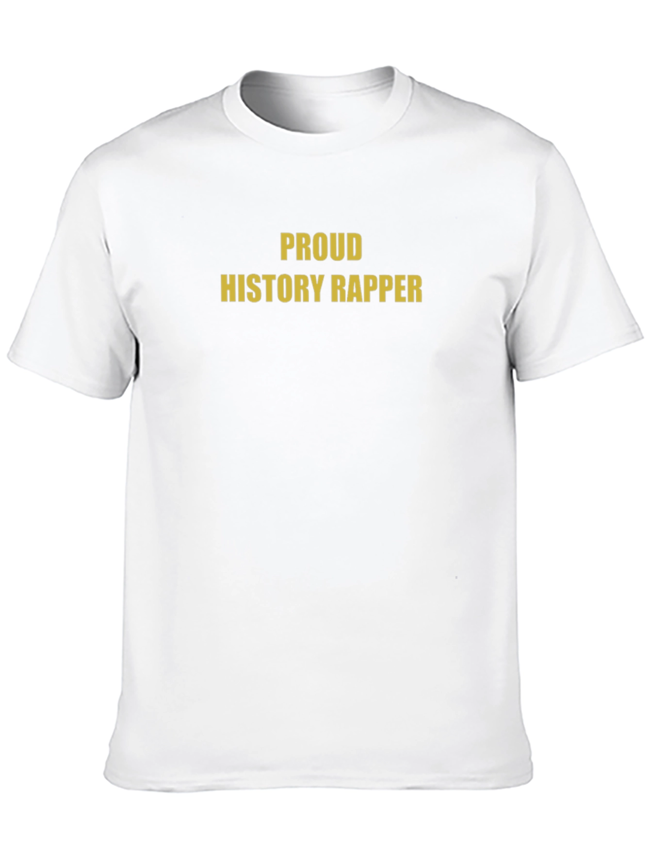 Proud History Rapper Black Tee