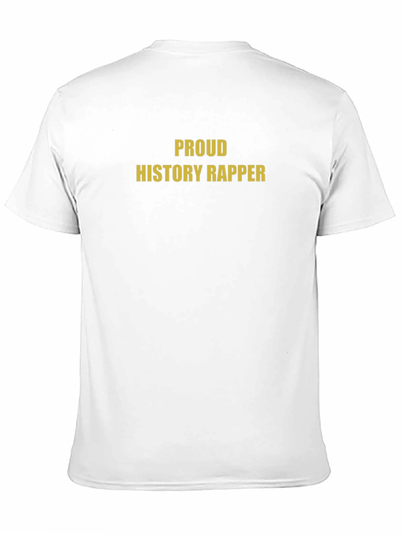 Proud History Rapper Black Tee