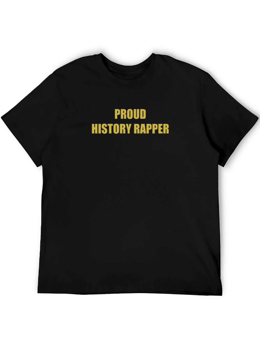 Proud History Rapper Black Tee
