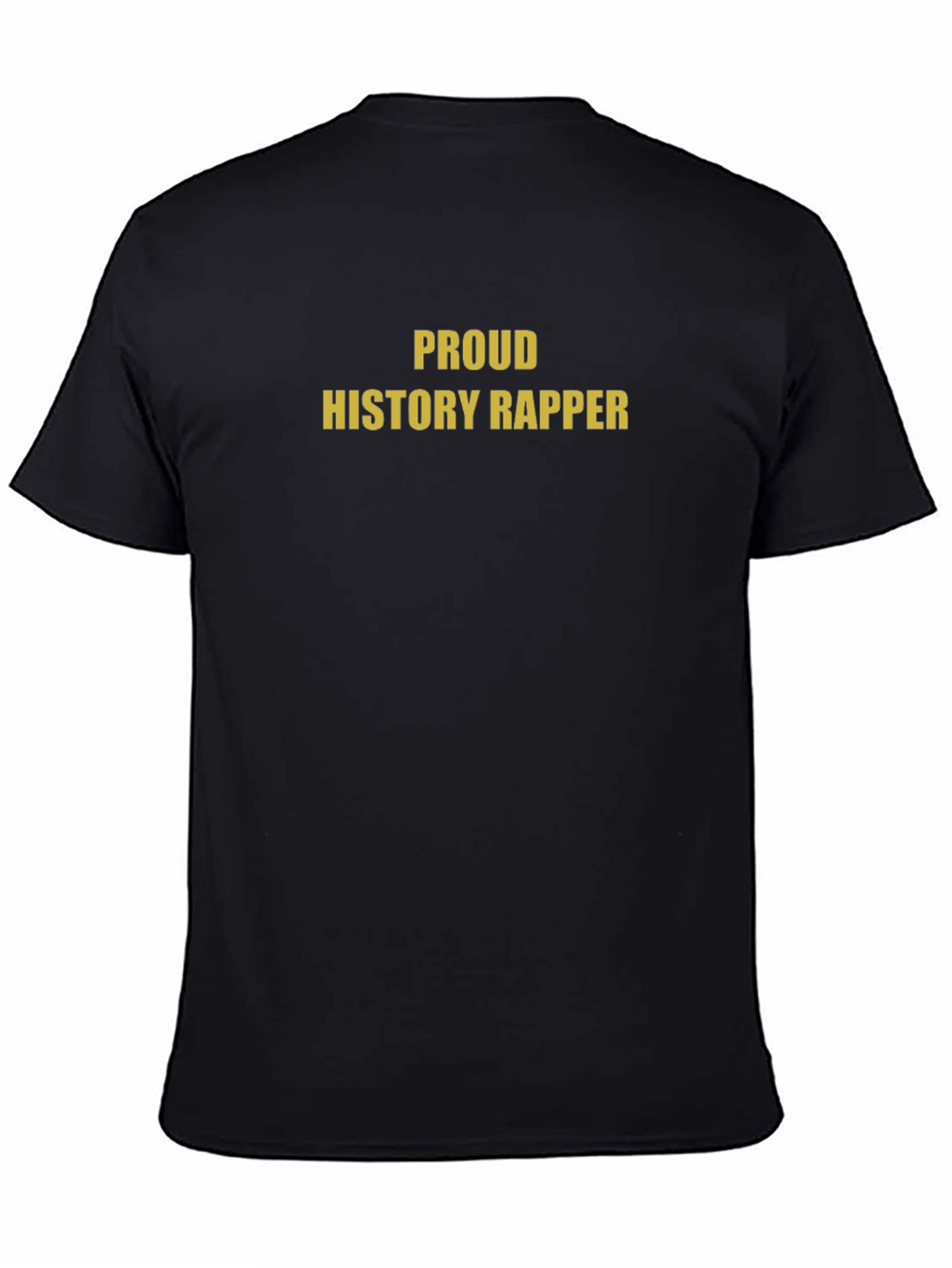 Proud History Rapper Black Tee