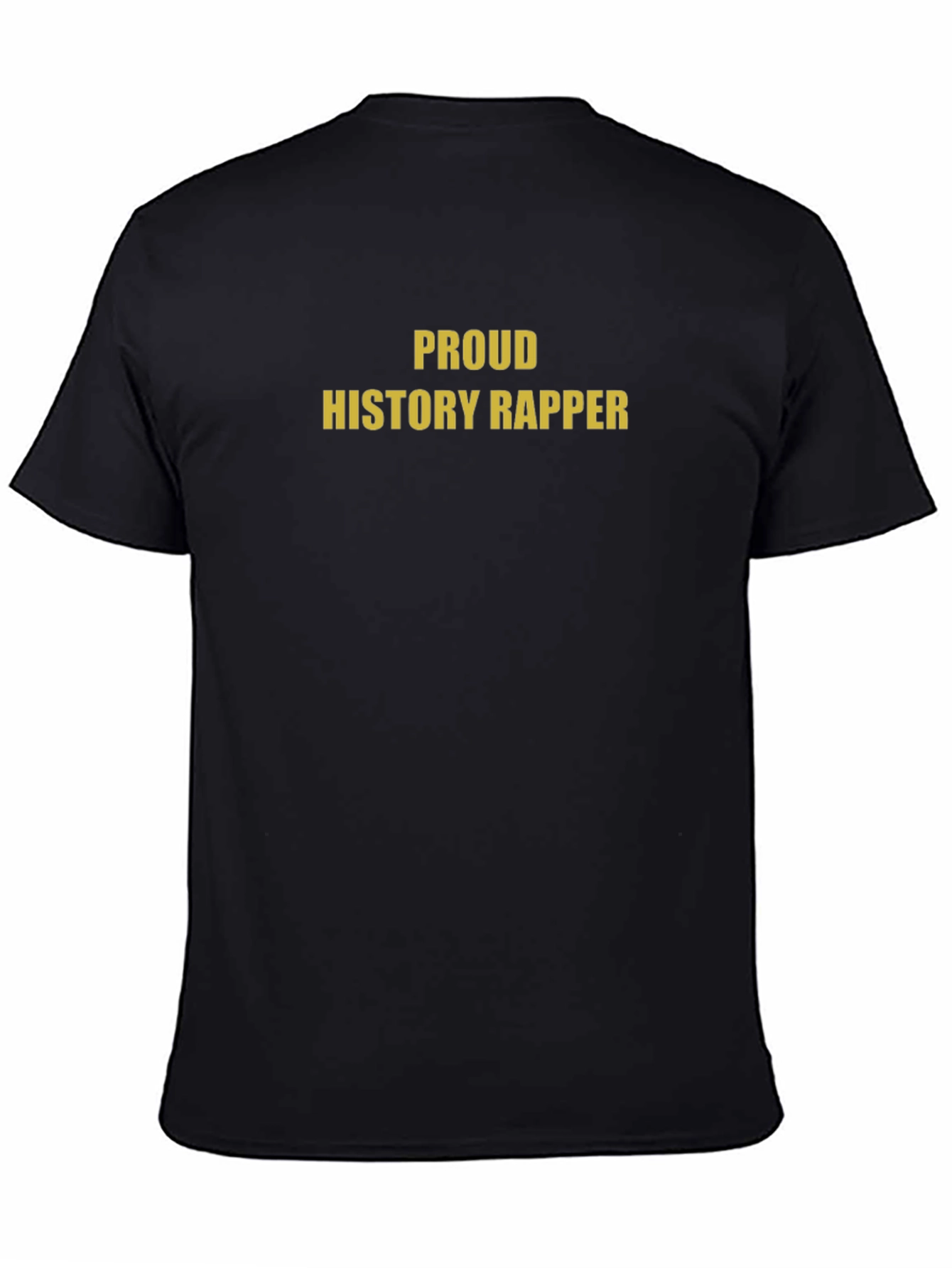 Proud History Rapper Black Tee