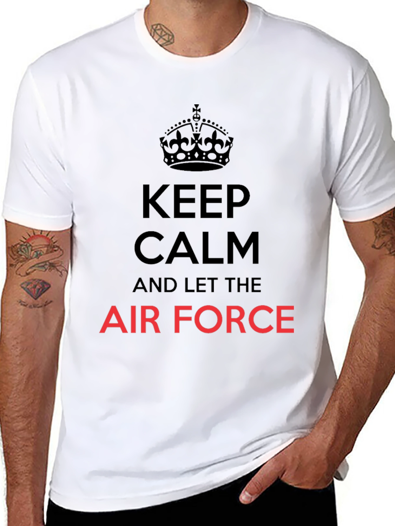 Keep Calm and Let The Air Force T-Shirt