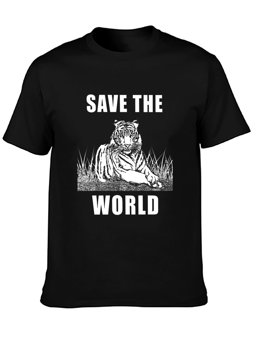 Save the World Tiger Graphic Tee