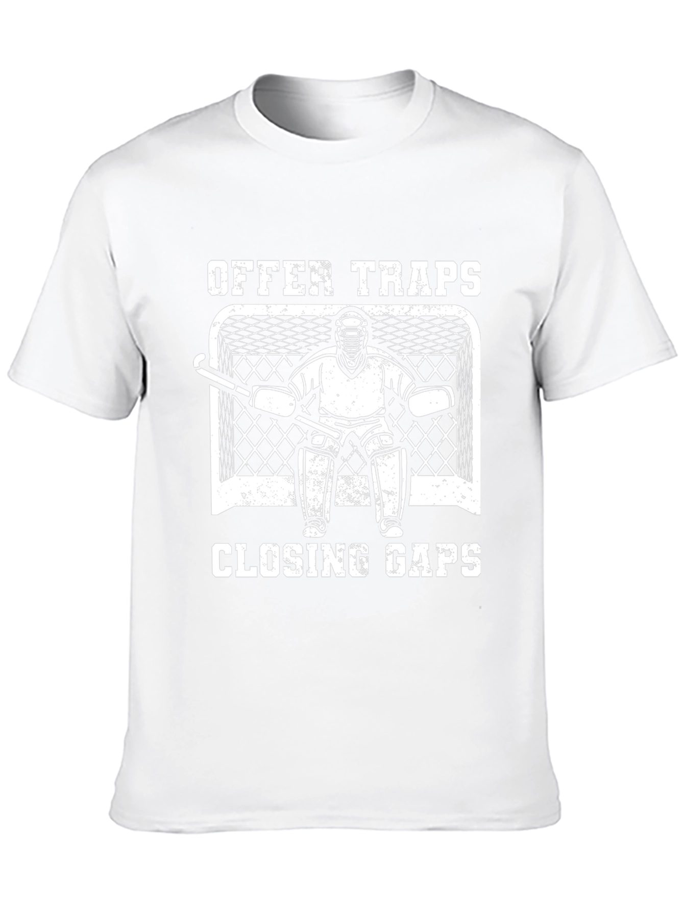Hockey Goalie T-Shirt - Offer Traps Closing Gaps