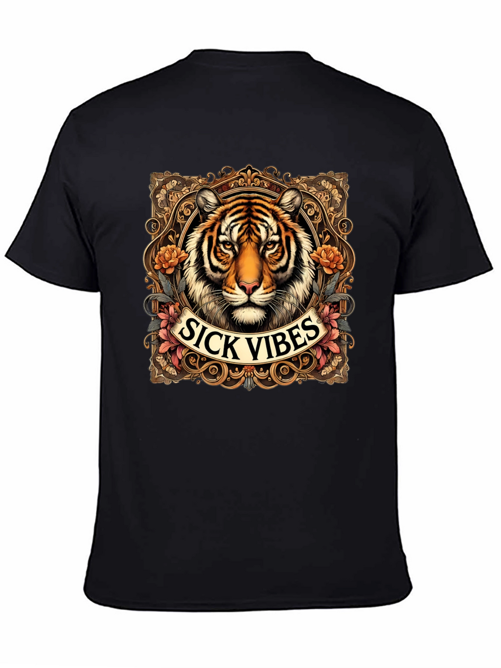 Sick Vibes Tiger Graphic T-Shirt