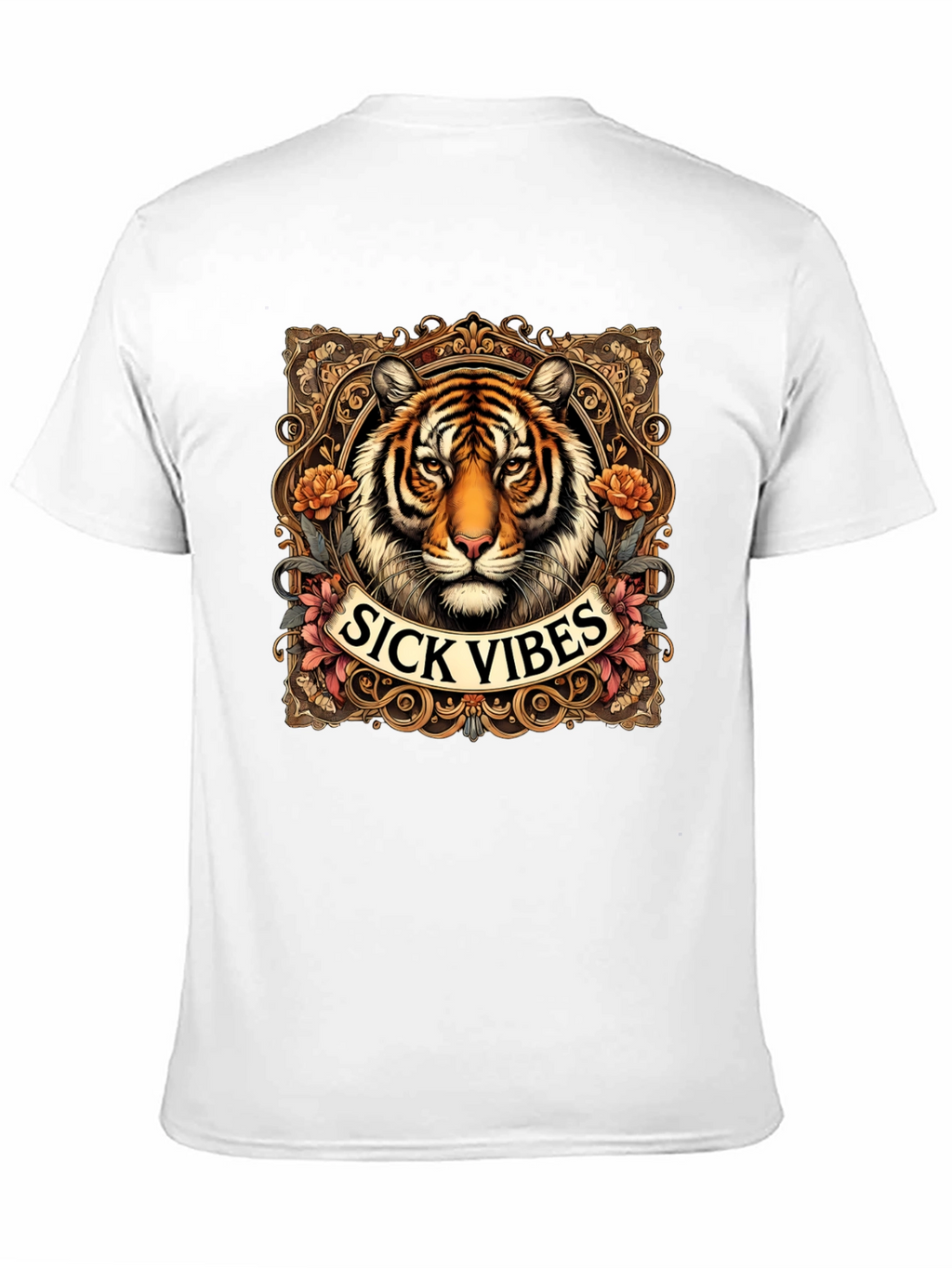 Sick Vibes Tiger Graphic T-Shirt