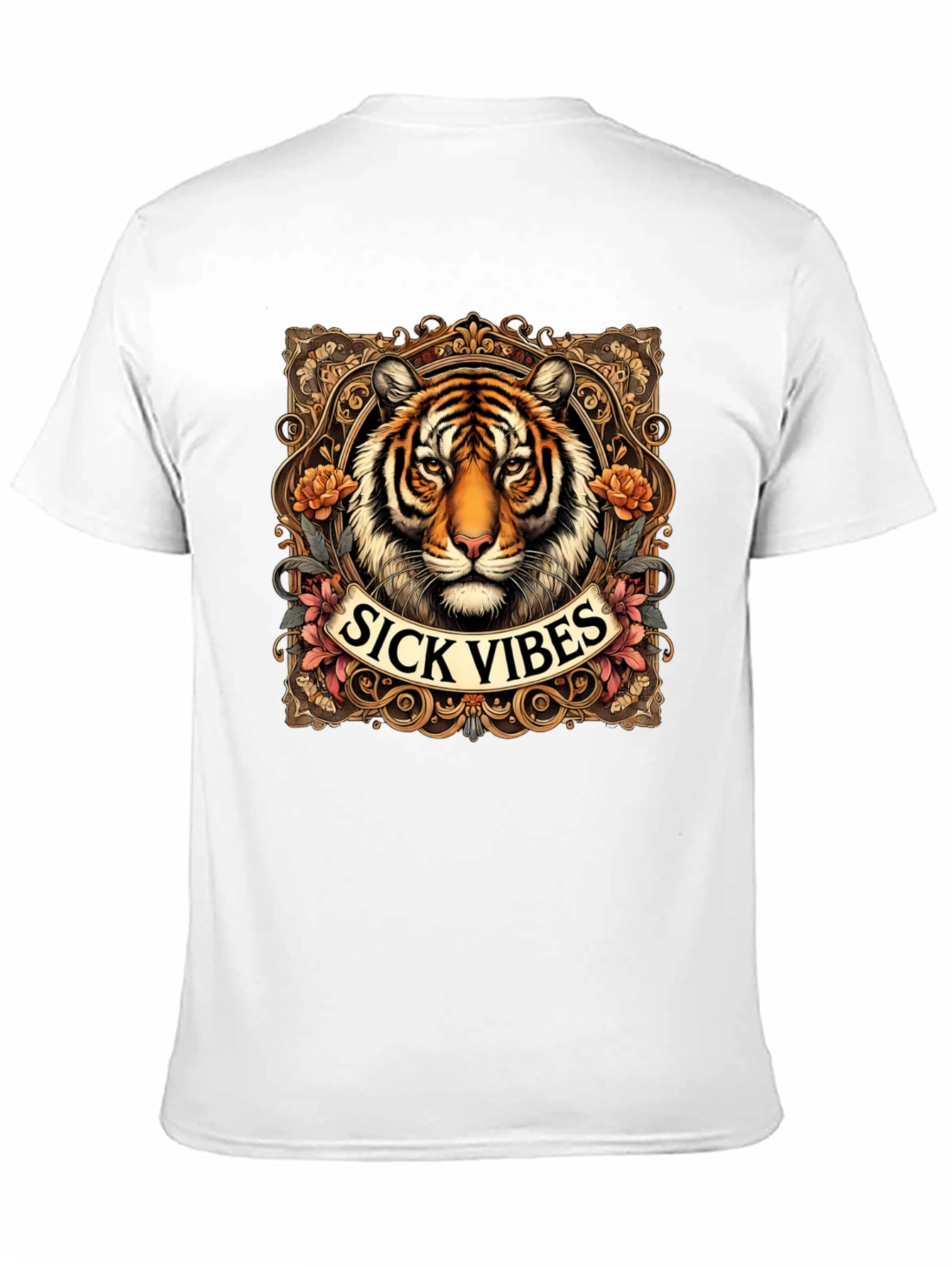 Sick Vibes Tiger Graphic T-Shirt