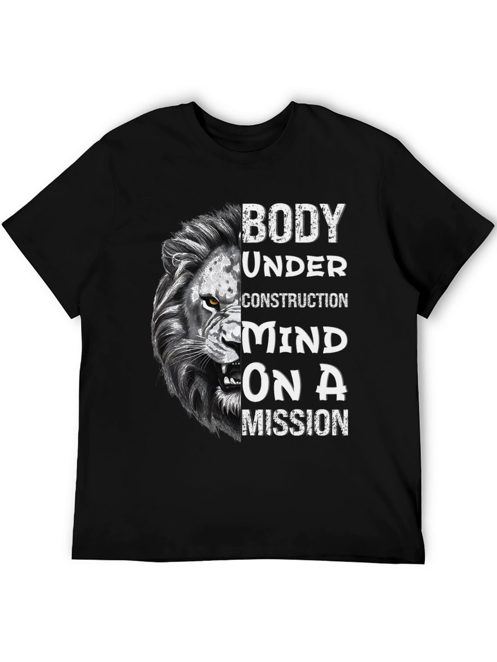 Lion Body Under Construction T-Shirt