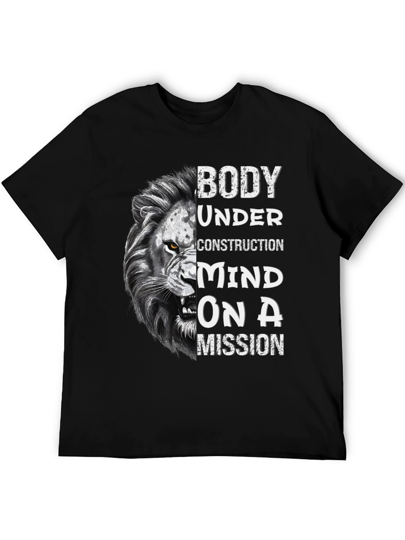 Lion Body Under Construction T-Shirt