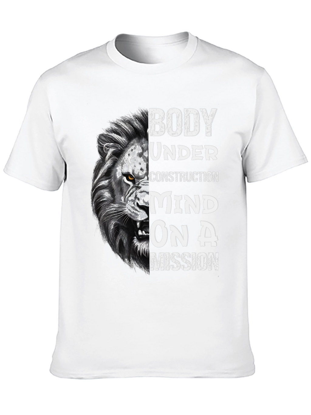 Lion Body Under Construction T-Shirt