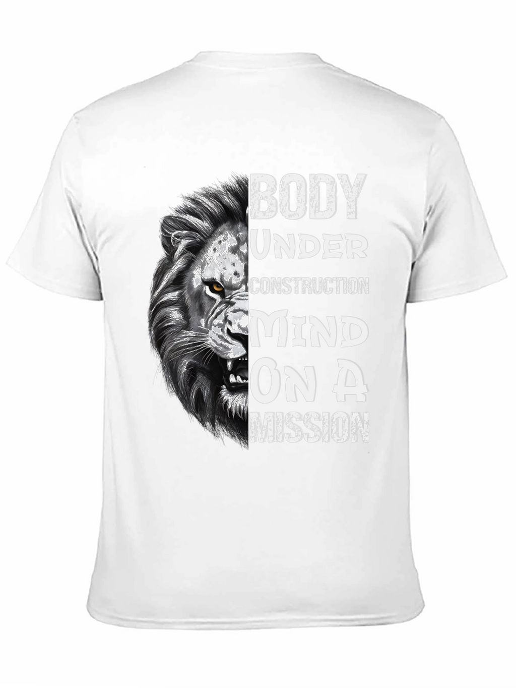 Lion Body Under Construction T-Shirt