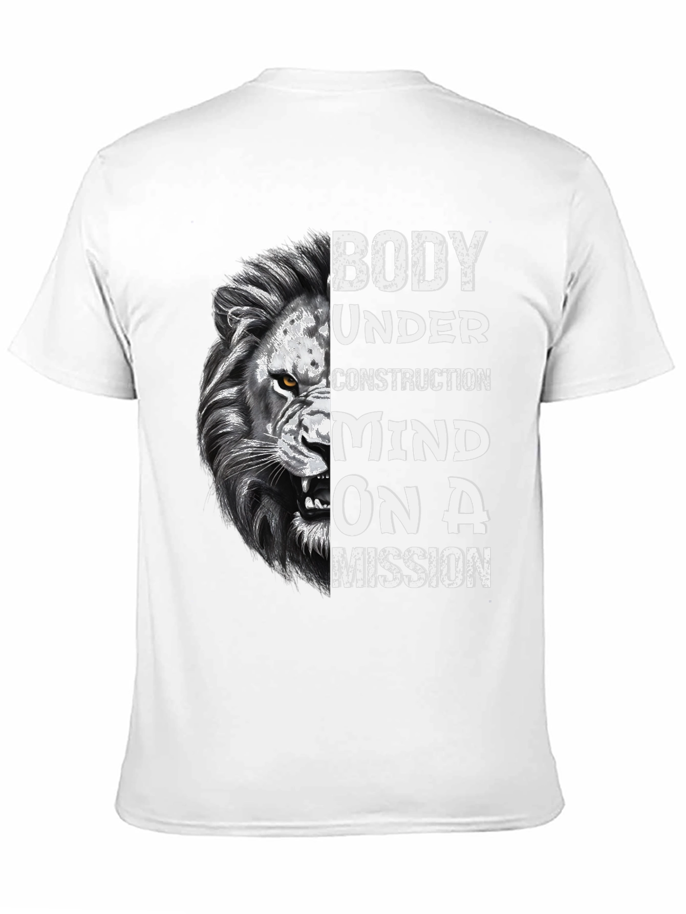 Lion Body Under Construction T-Shirt