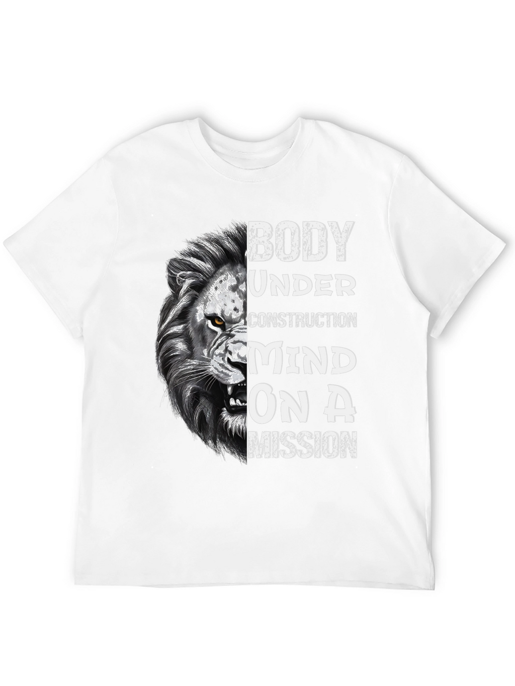 Lion Body Under Construction T-Shirt