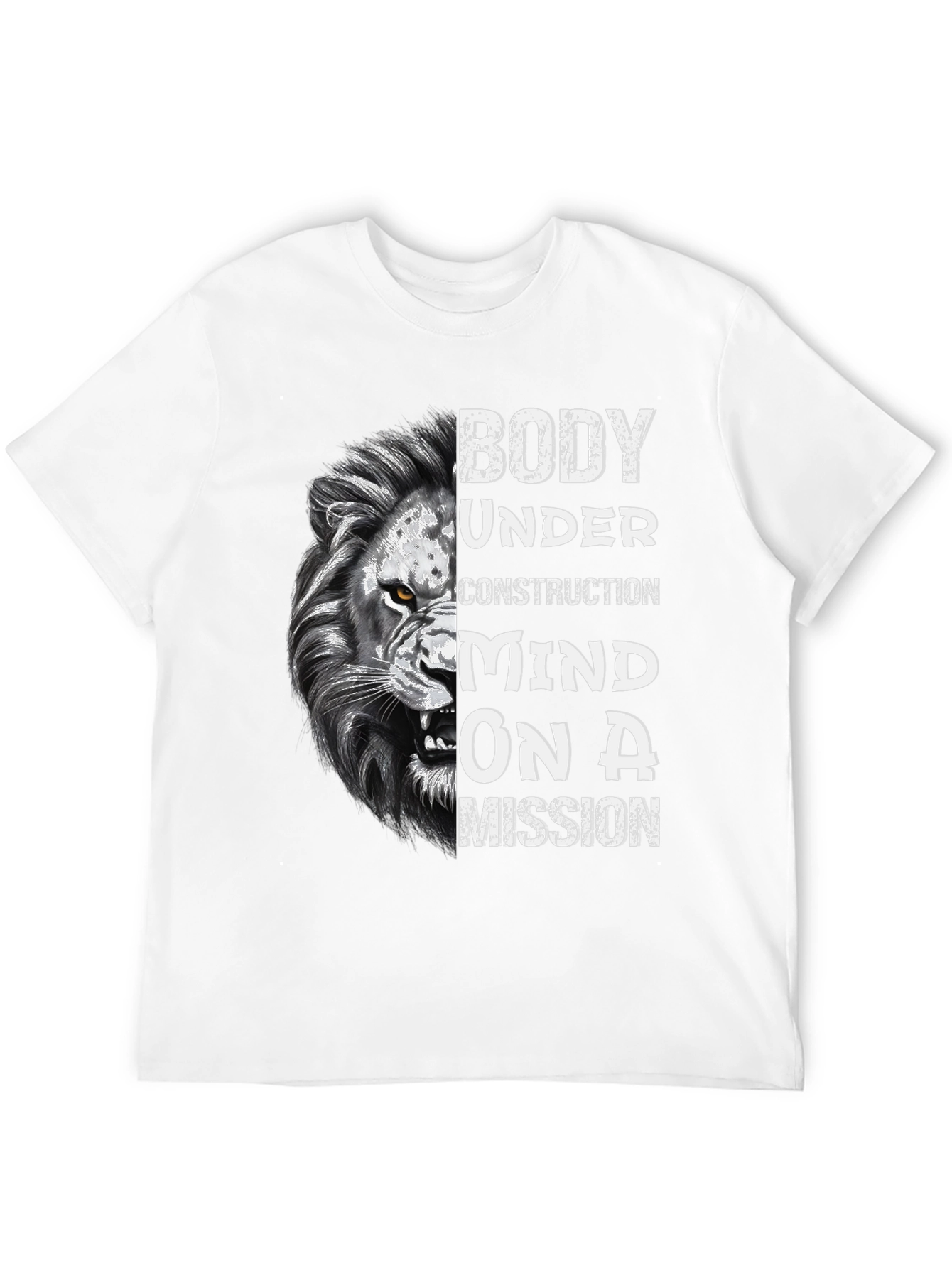 Lion Body Under Construction T-Shirt