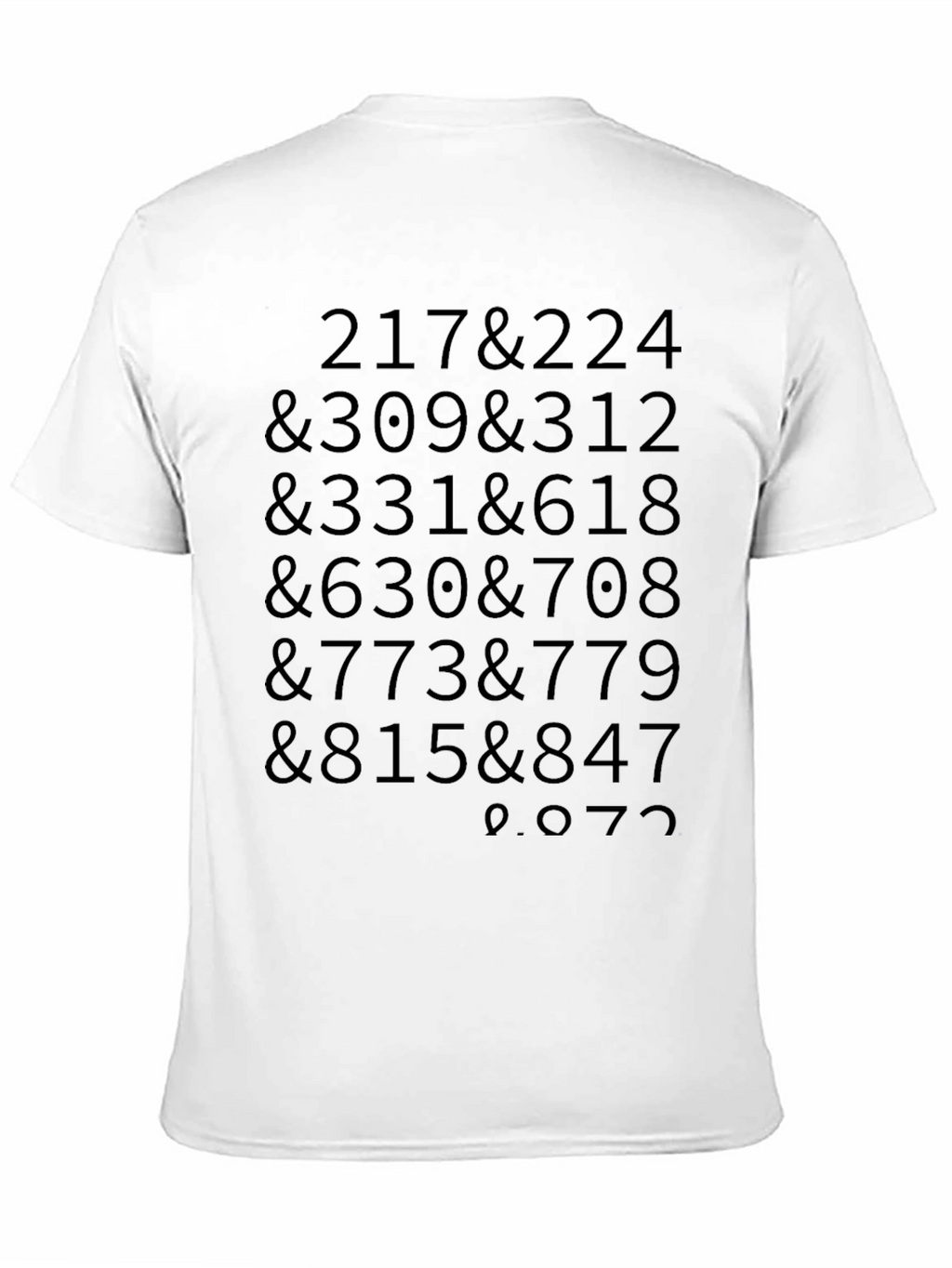 Numeric Code Tee - Black Cotton Blend T-Shirt