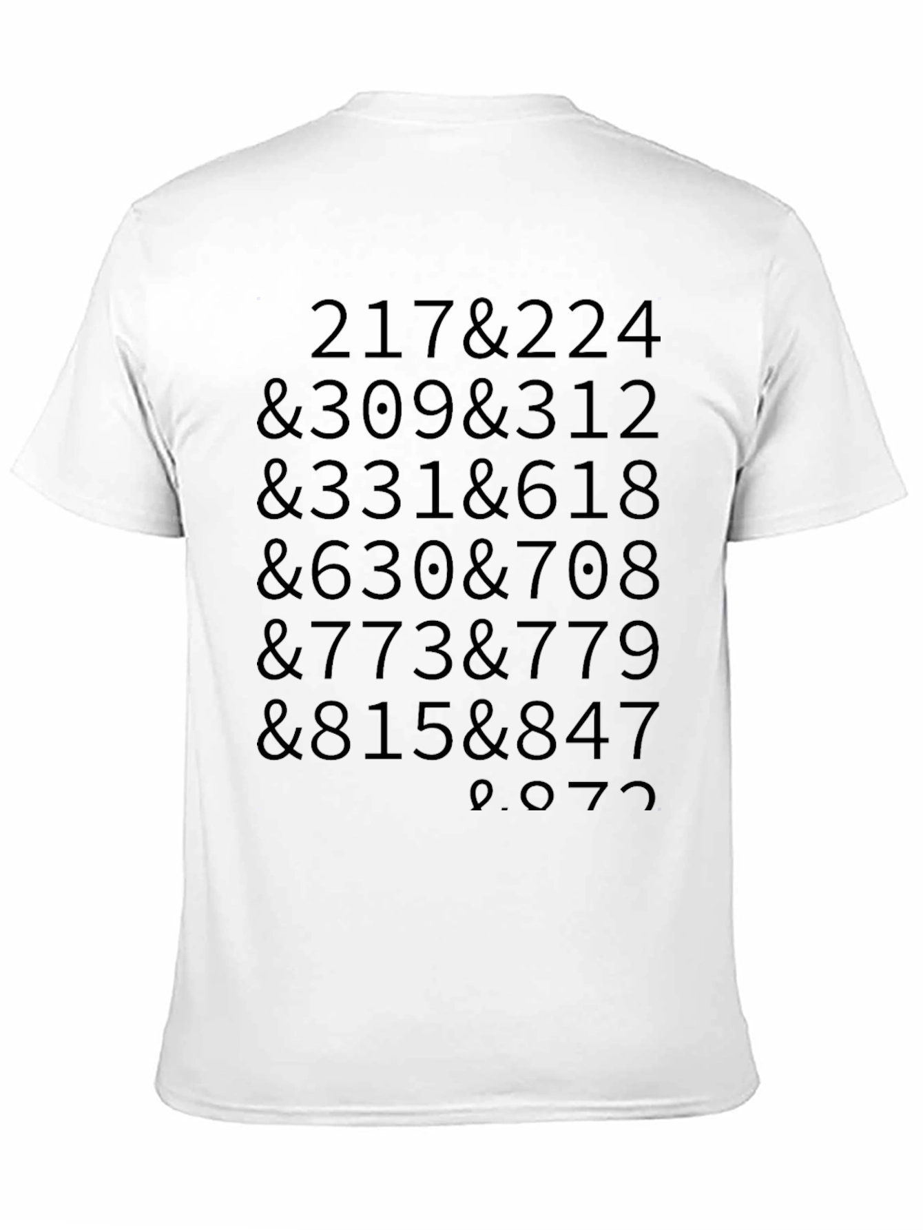 Numeric Code Tee - Black Cotton Blend T-Shirt