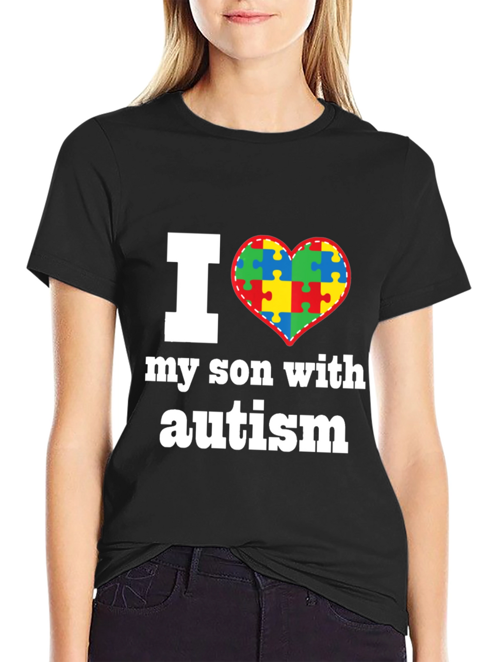 I Love My Son With Autism T-Shirt