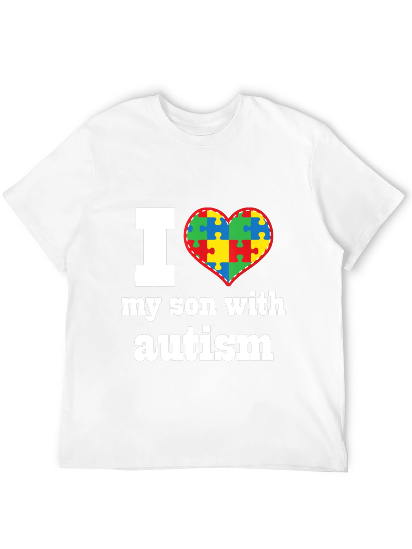 I Love My Son With Autism T-Shirt