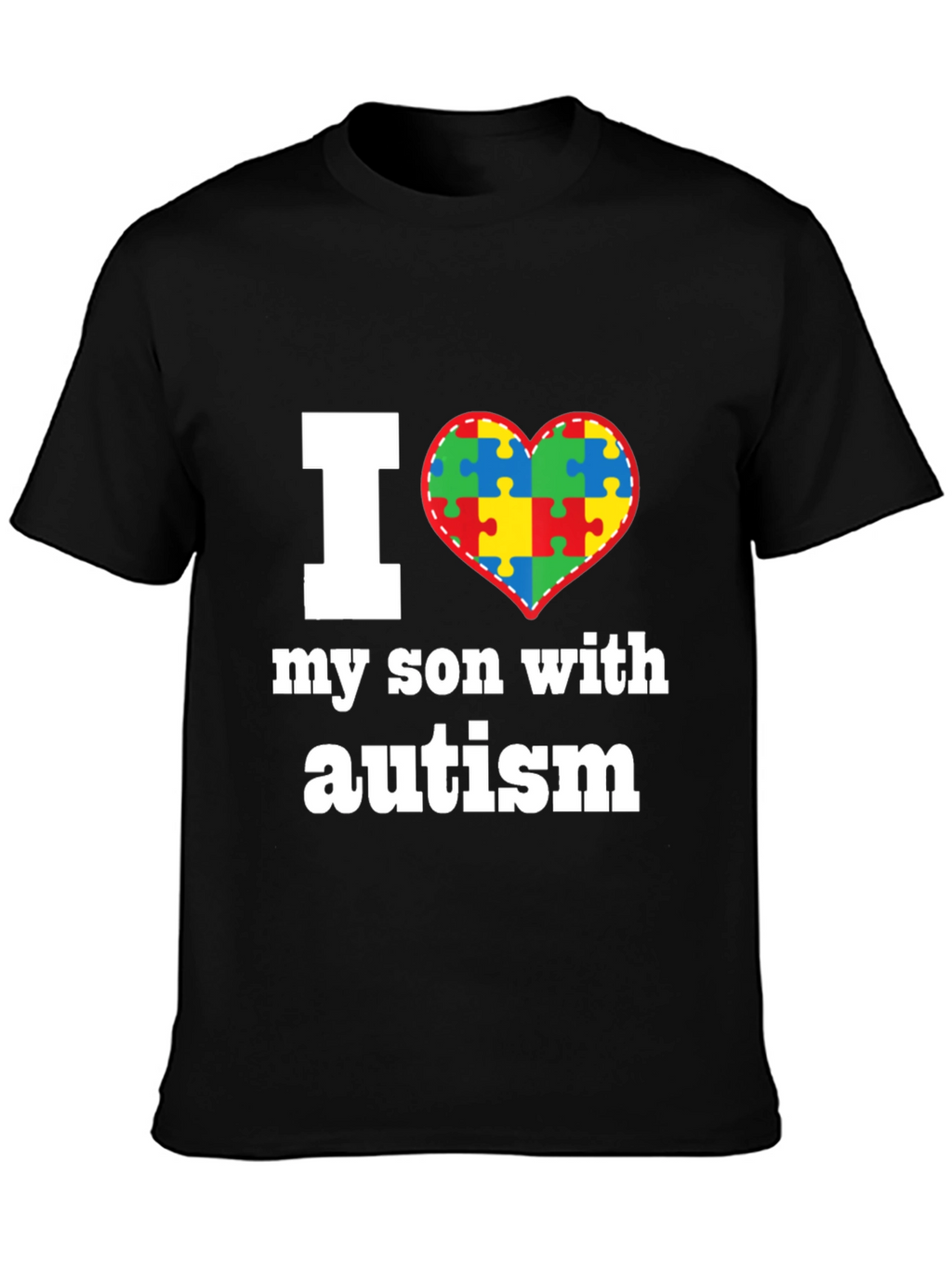 I Love My Son With Autism T-Shirt