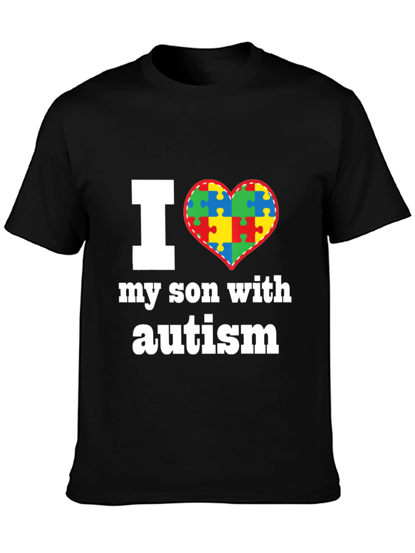 I Love My Son With Autism T-Shirt
