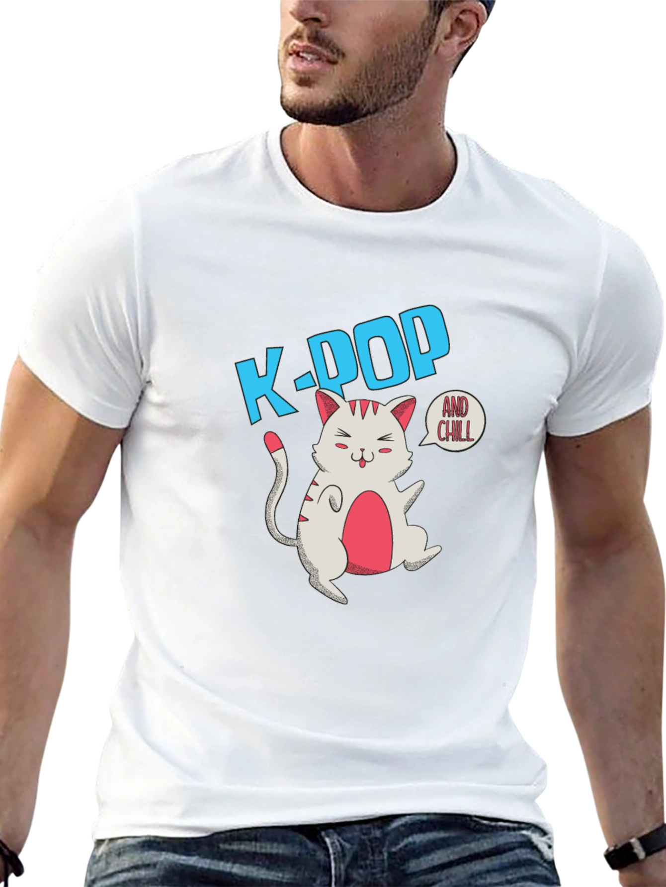 K-POP and Chill Graphic T-Shirt