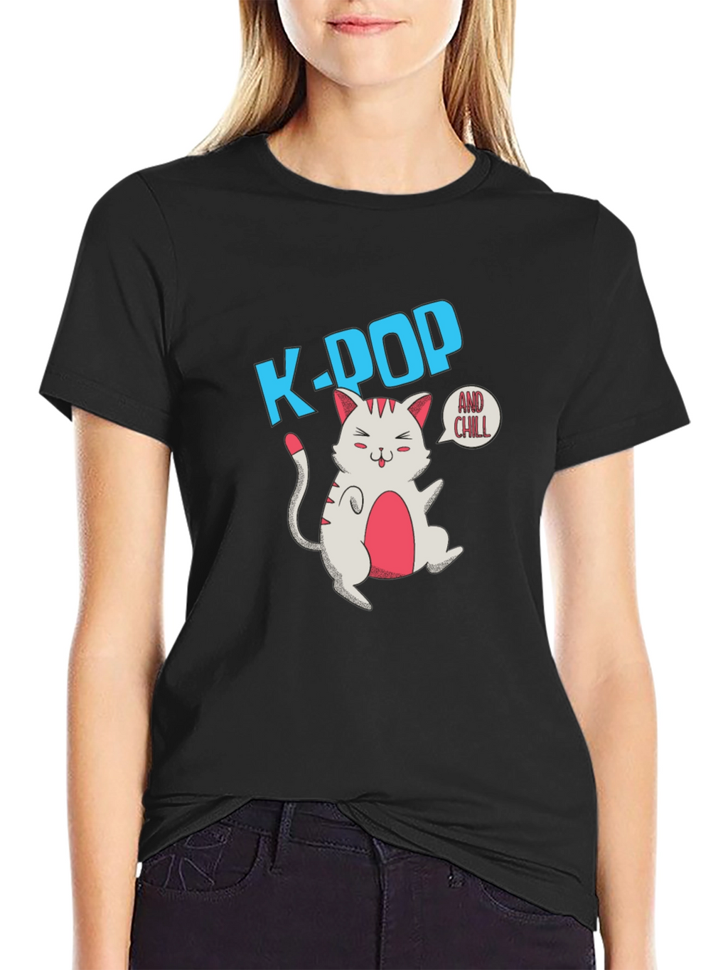 K-POP and Chill Graphic T-Shirt