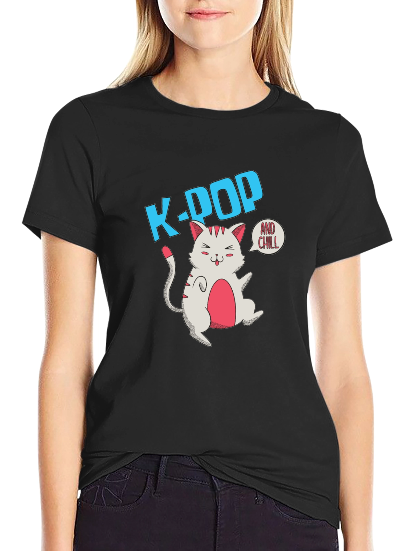 K-POP and Chill Graphic T-Shirt