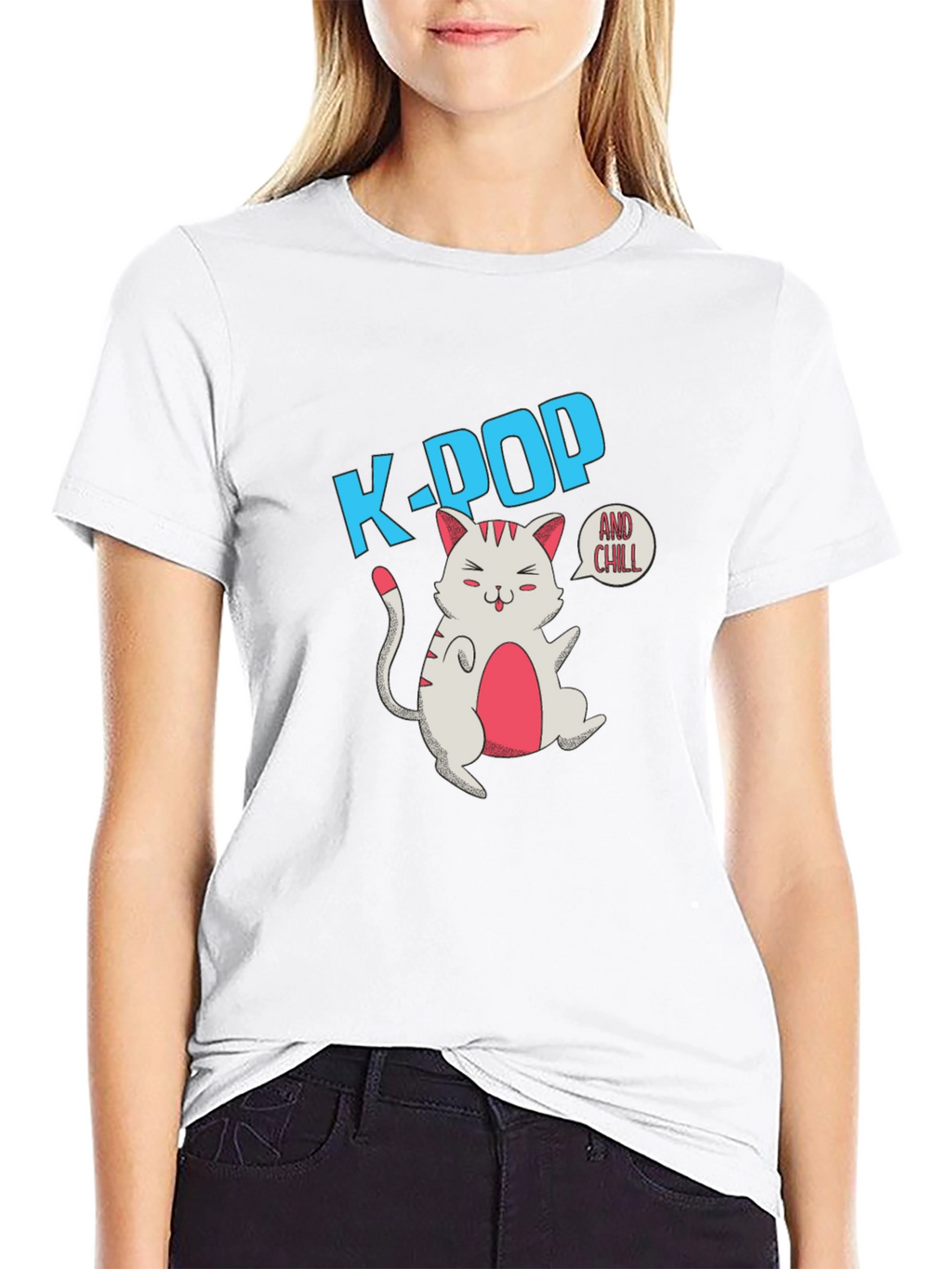 K-POP and Chill Graphic T-Shirt