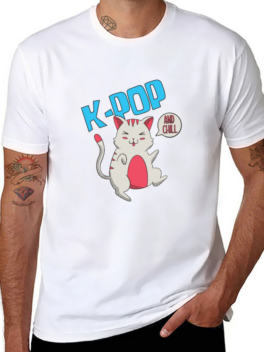 K-POP and Chill Graphic T-Shirt