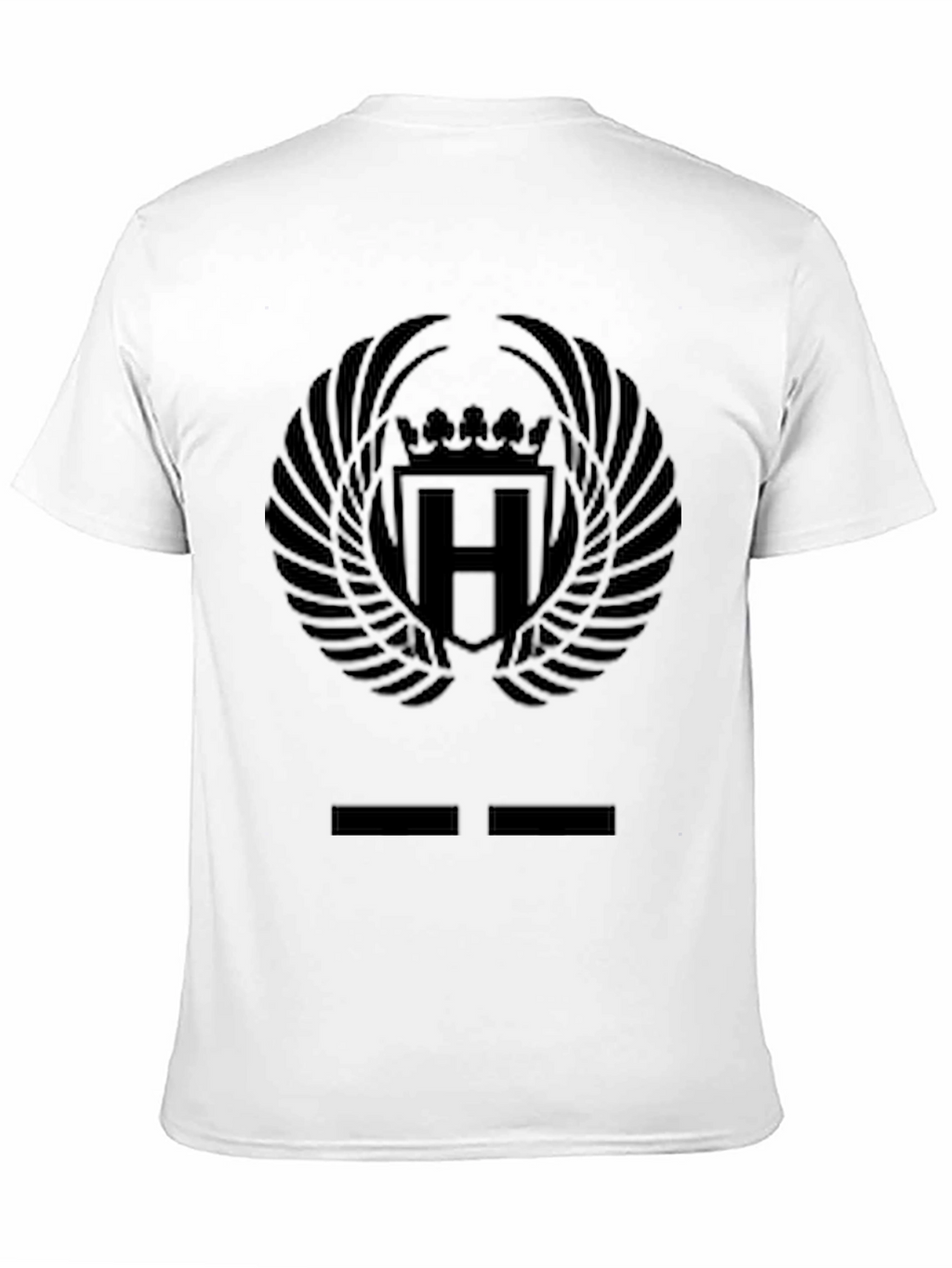 Black Emblem Graphic Tee - Mens Casual Style