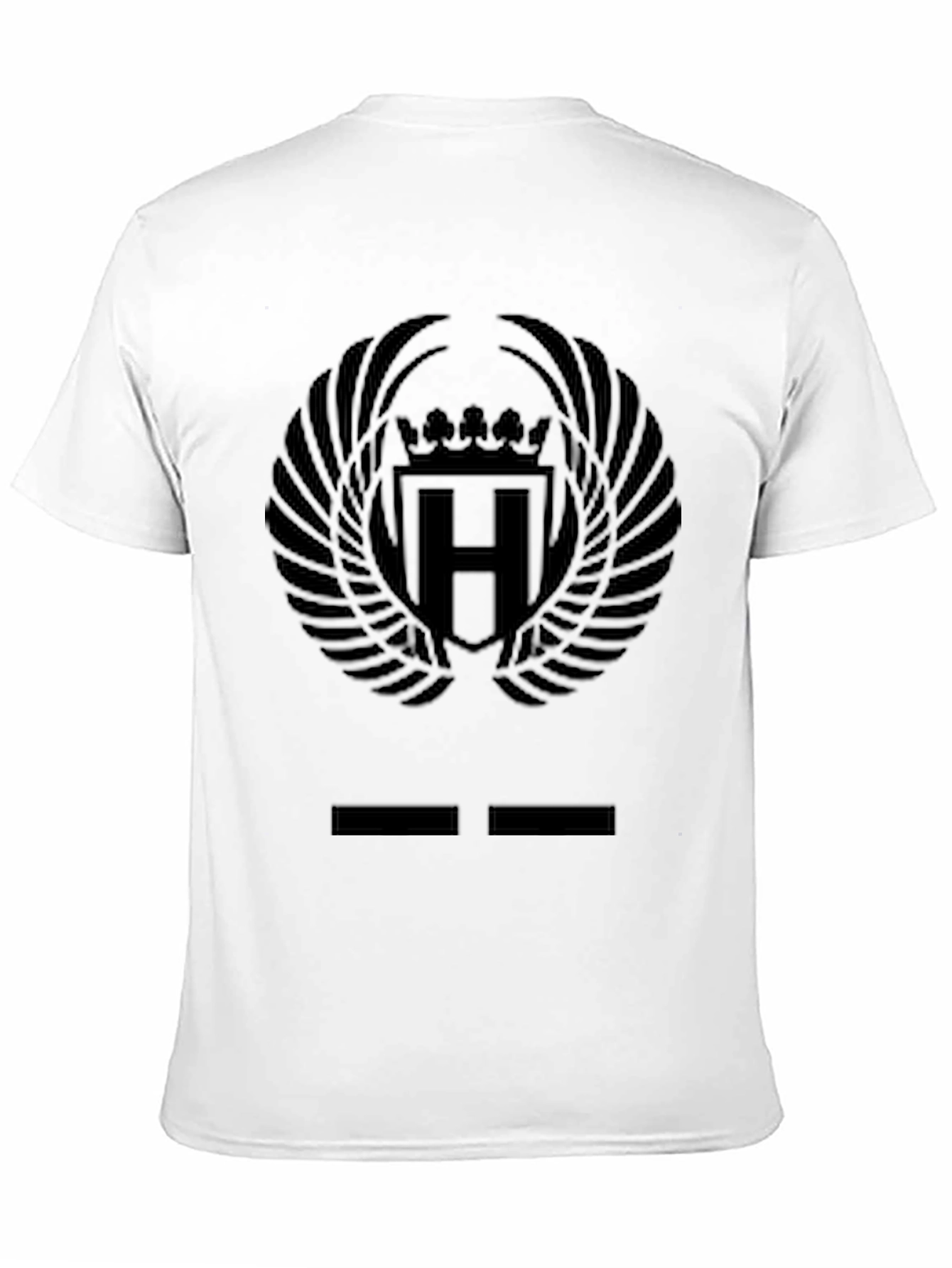 Black Emblem Graphic Tee - Mens Casual Style