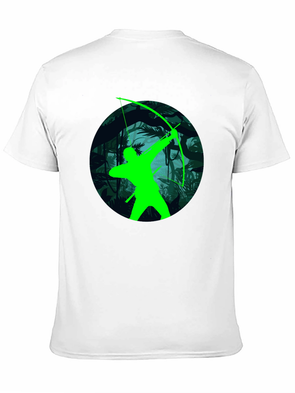 Green Arrow Graphic T-Shirt - Black Tee