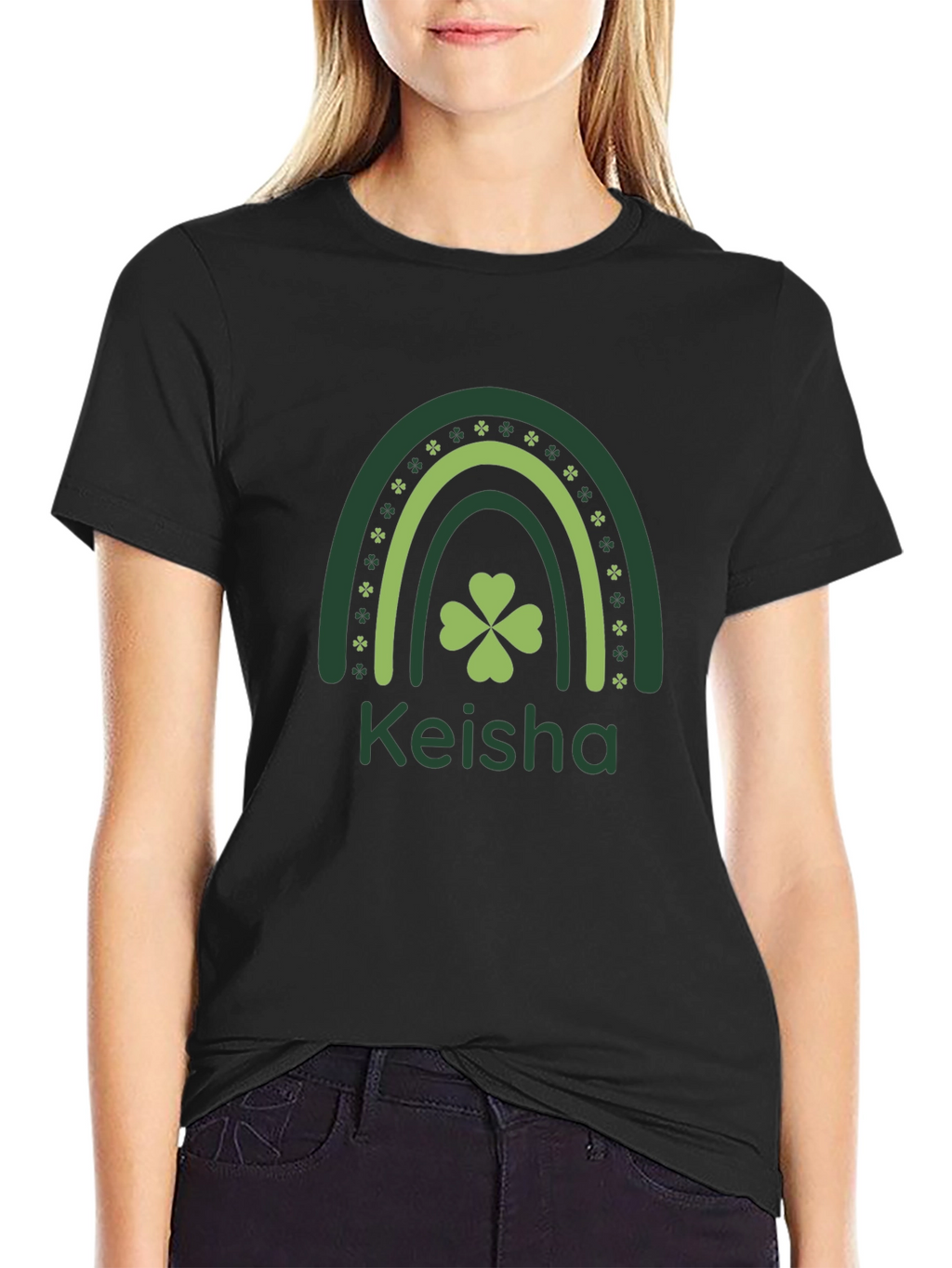 Keisha St. Patricks Day Rainbow Shirt