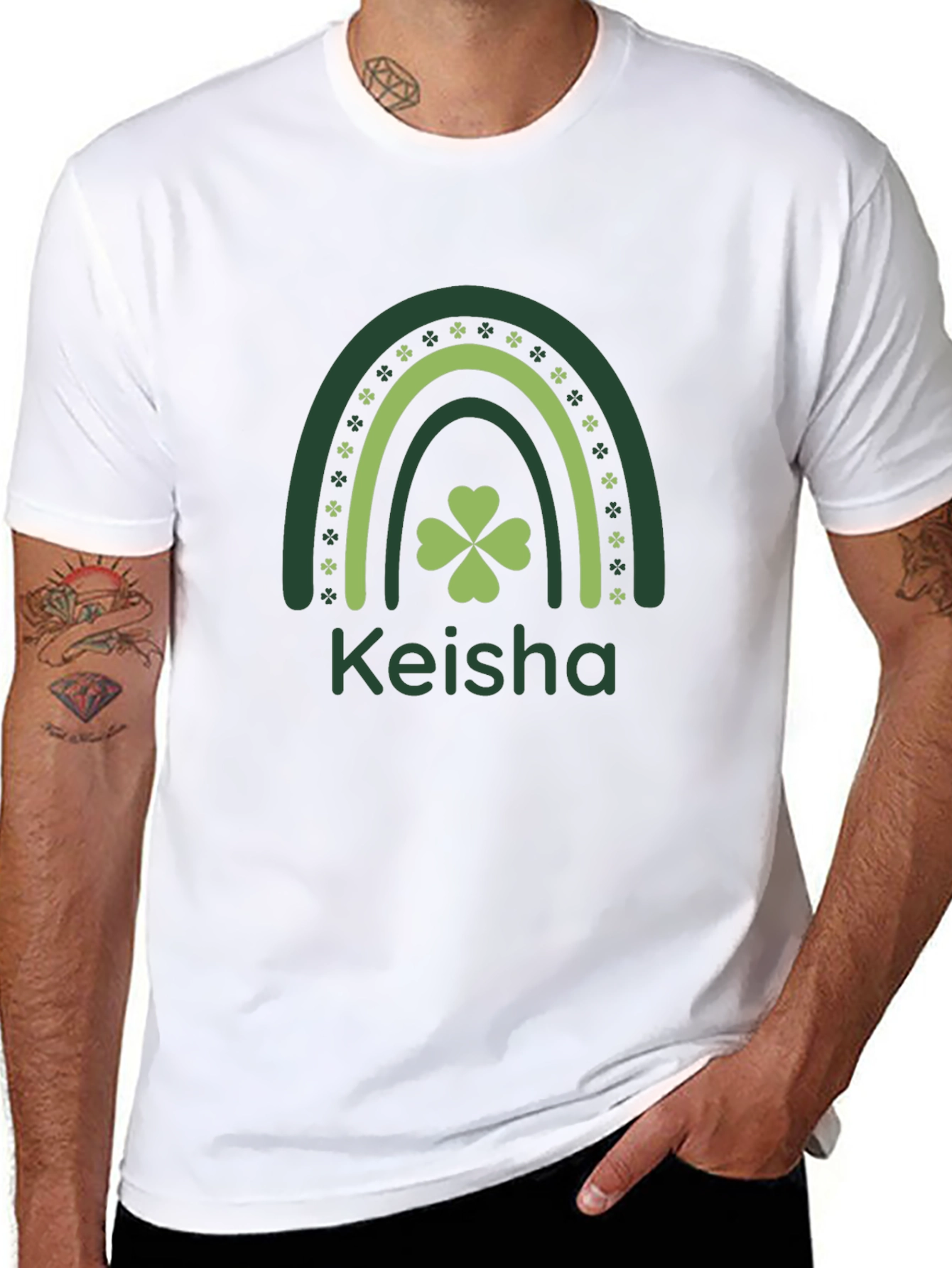 Keisha St. Patricks Day Rainbow Shirt