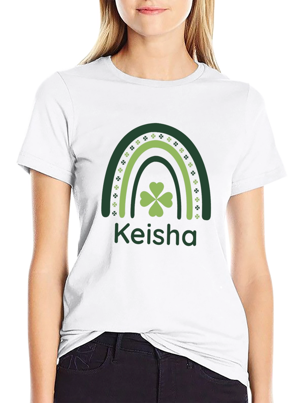Keisha St. Patricks Day Rainbow Shirt