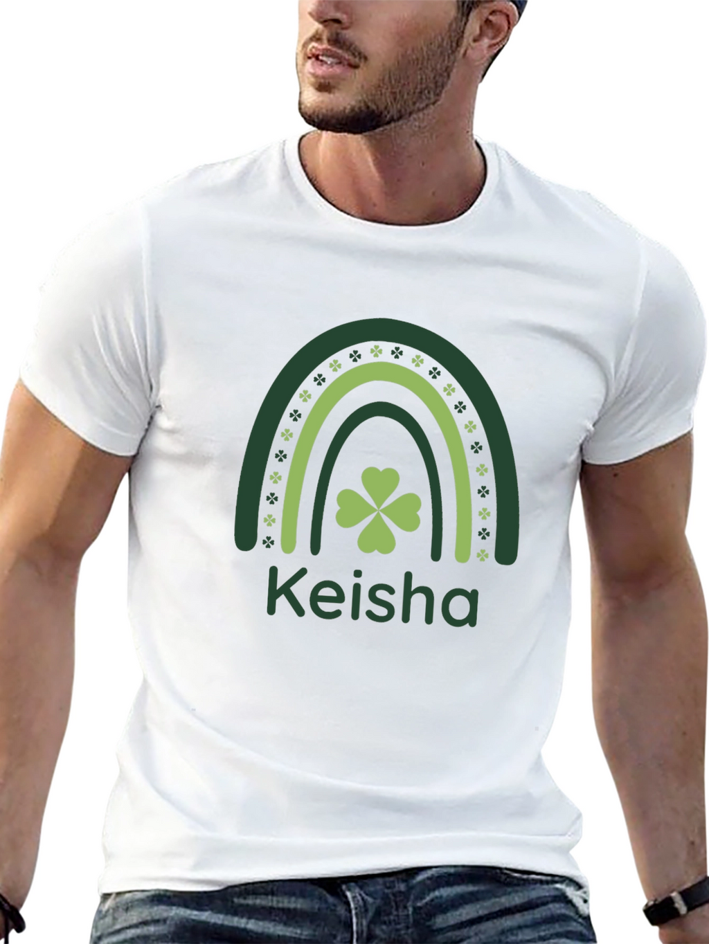 Keisha St. Patricks Day Rainbow Shirt