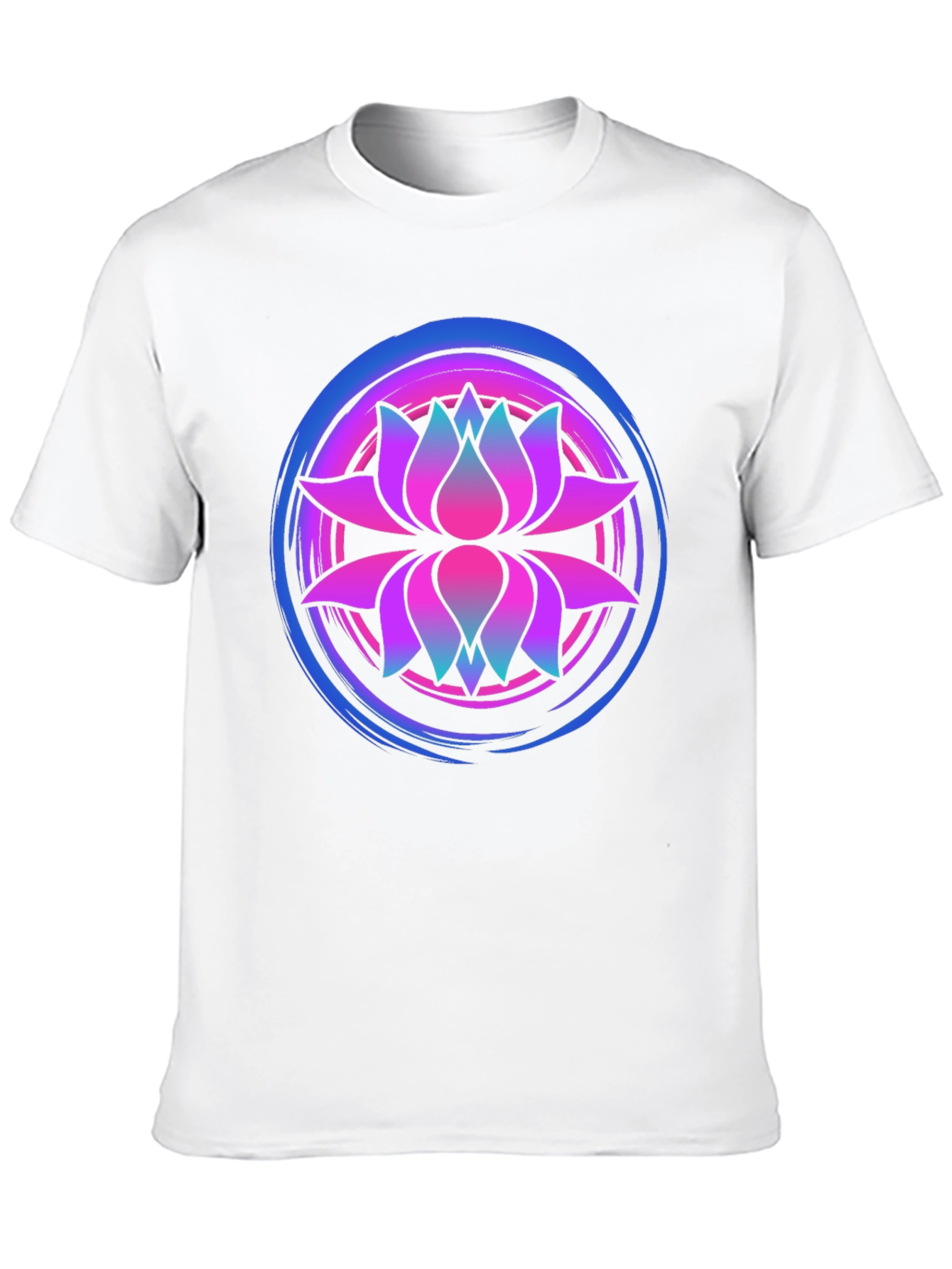 Lotus Mandala Graphic Tee - Premium Comfort