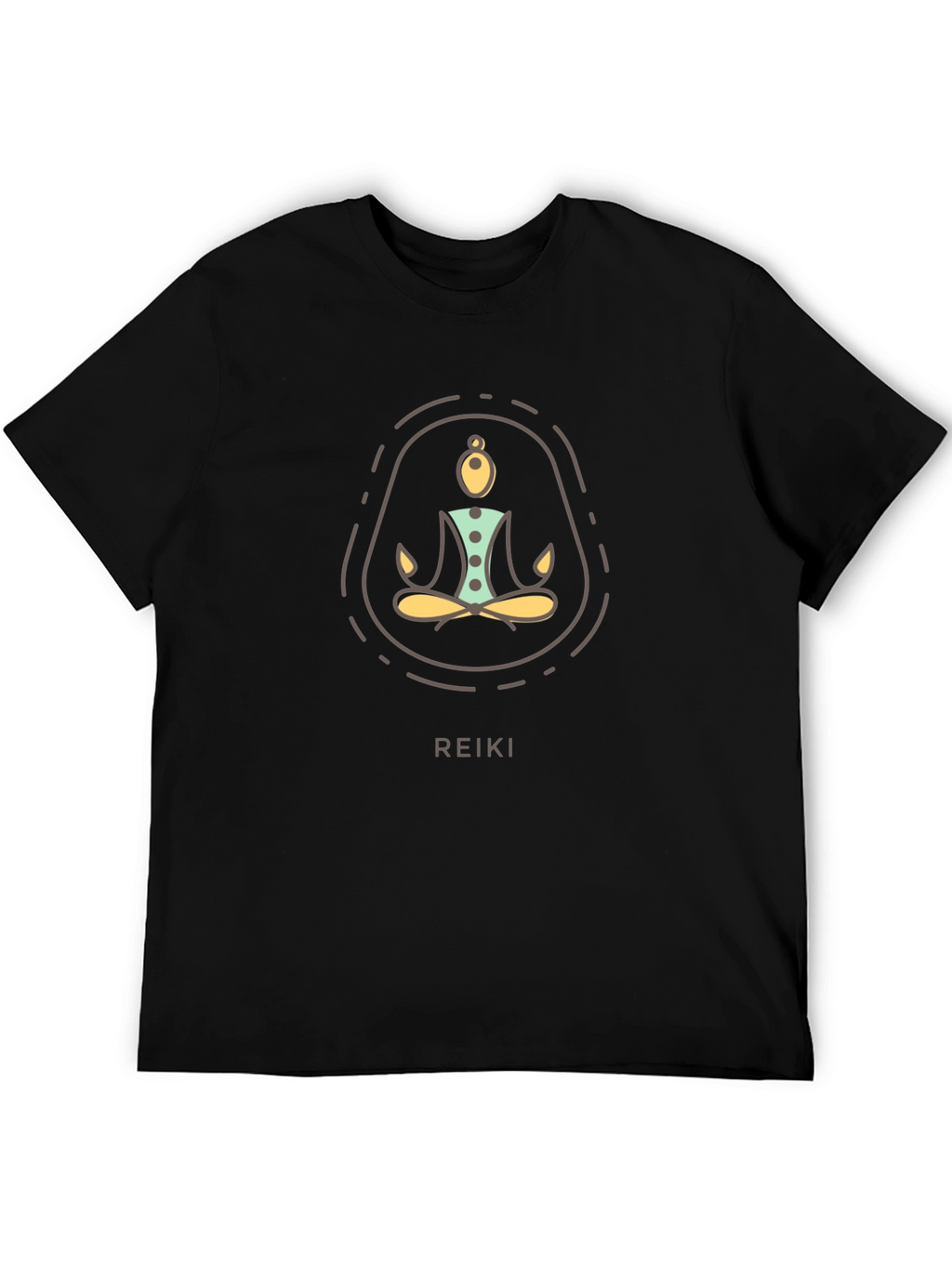 Reiki Meditation T-Shirt - Spiritual Zen Design