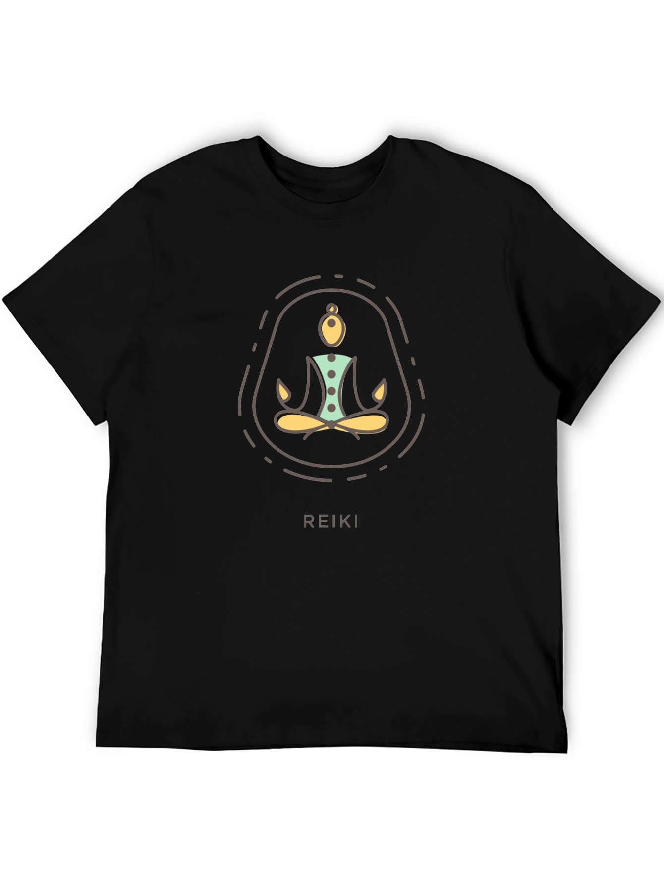Reiki Meditation T-Shirt - Spiritual Zen Design