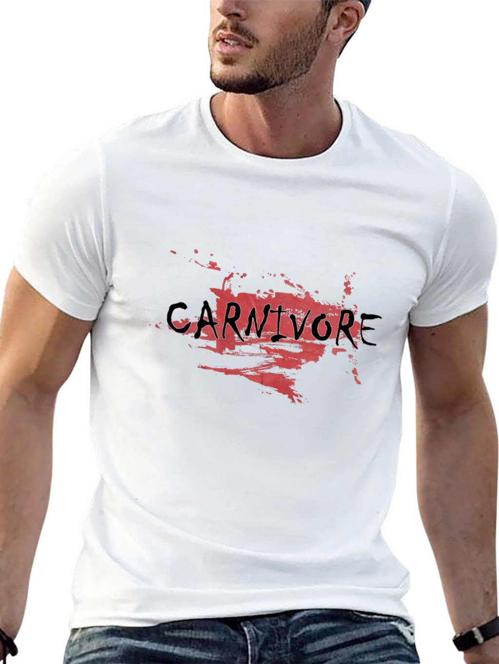 Carnivore Graphic Print T-Shirt