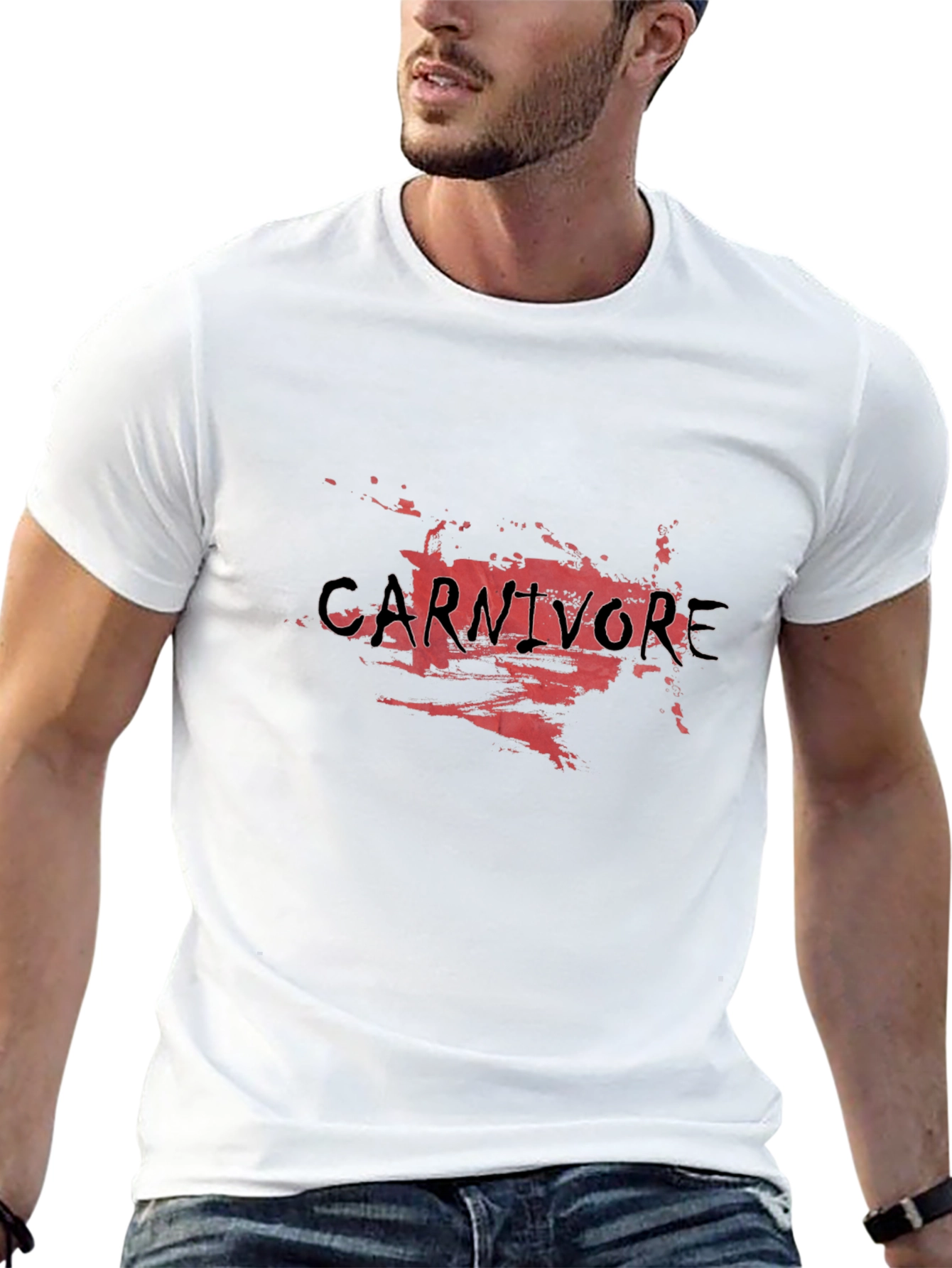 Carnivore Graphic Print T-Shirt